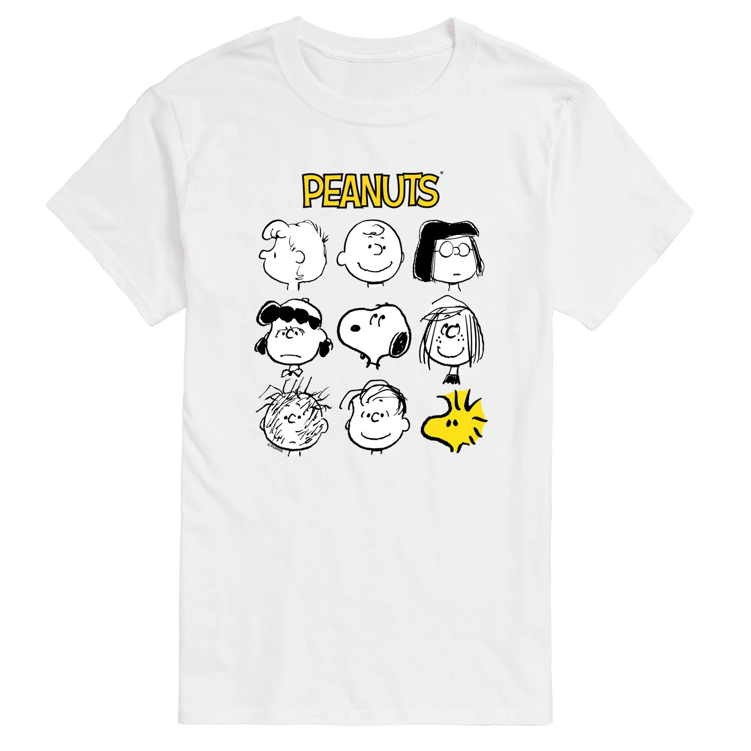 Peanuts - Many Faces Of Peanuts - Men's Short Sleeve Graphic T-Shirt - Image 5