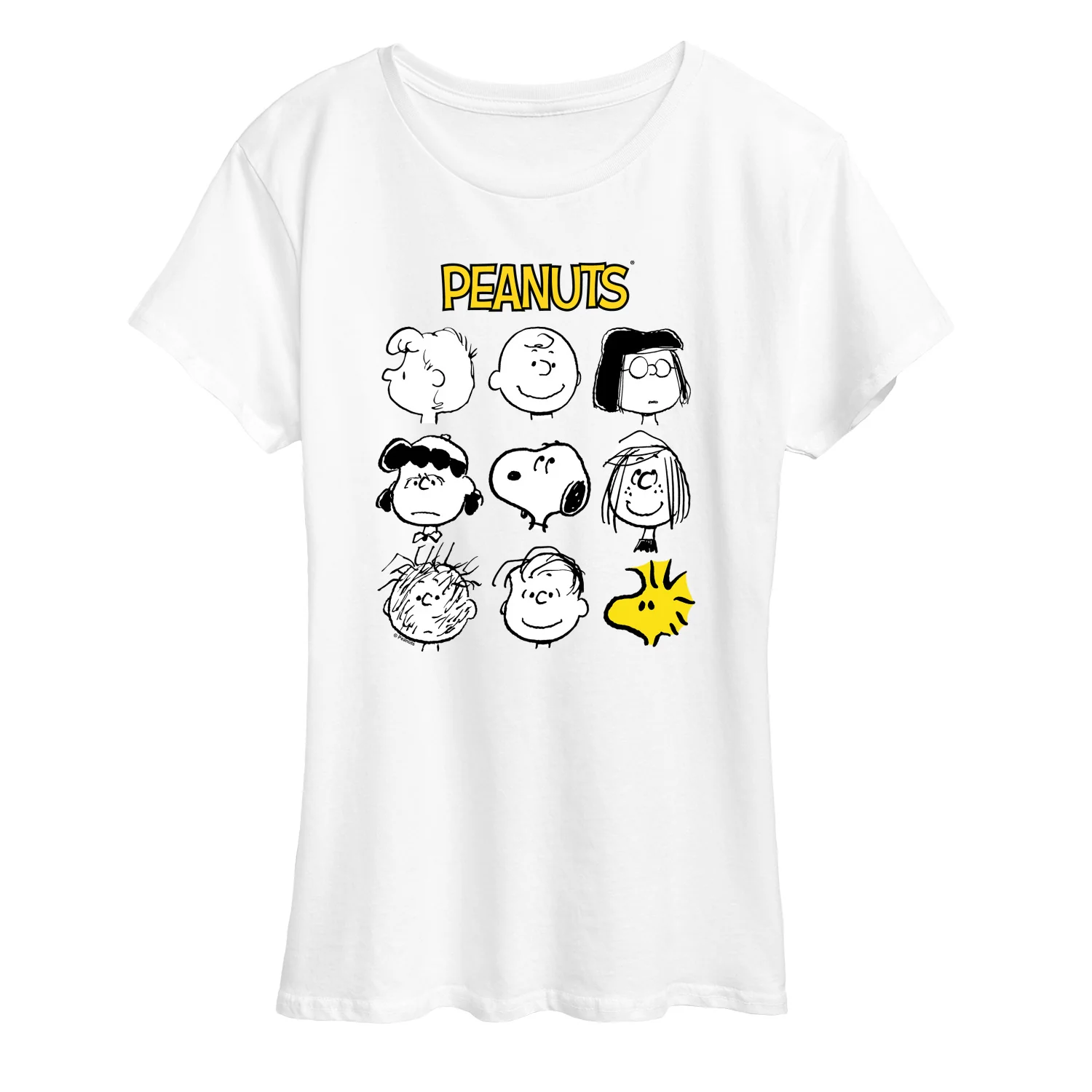 Peanuts - Many Faces Of Peanuts - Women's Short Sleeve Graphic T-Shirt - Image 6