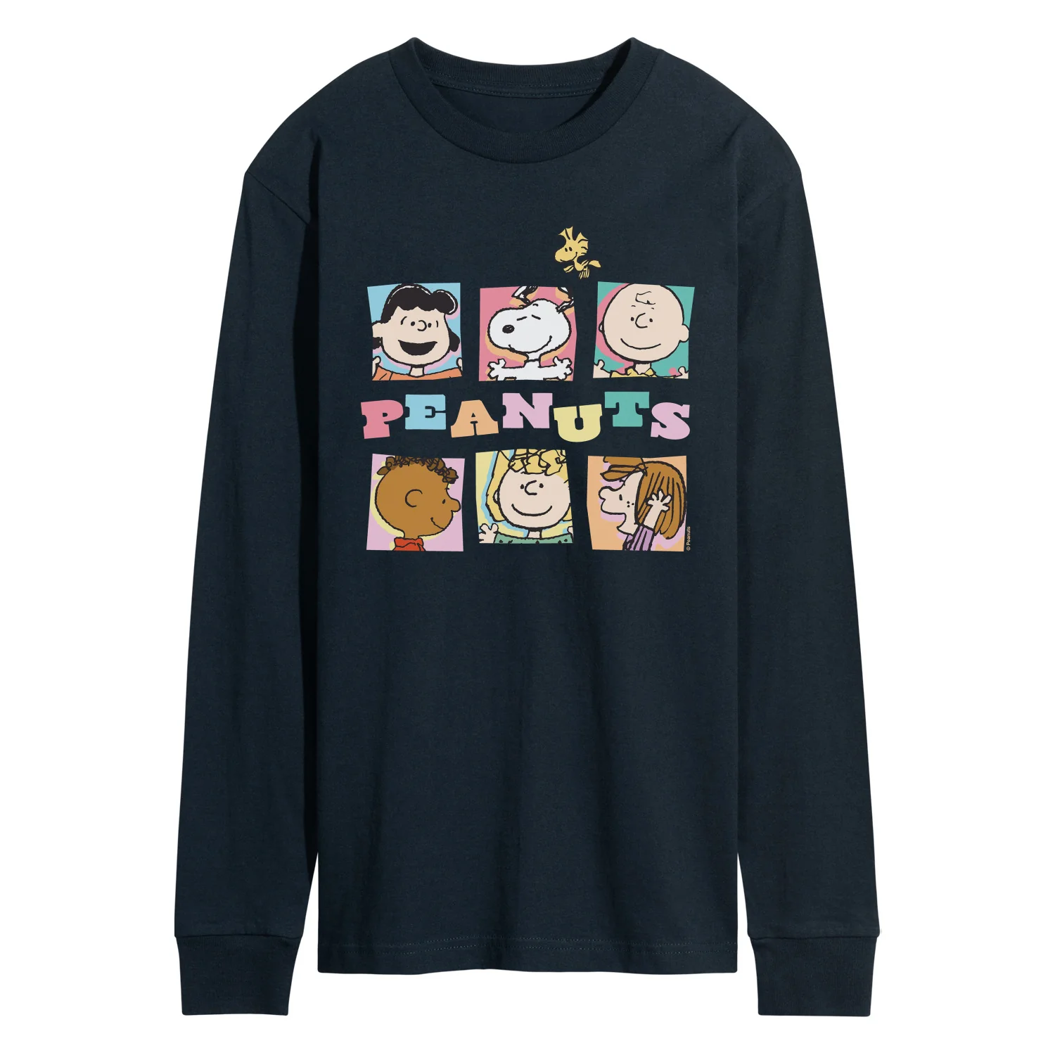 Peanuts - Character Boxes - Men's Long Sleeve Graphic T-Shirt - Image 3