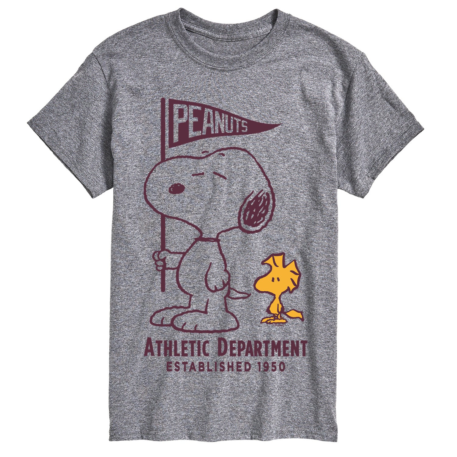 Peanuts - Athletic Department - Men's Short Sleeve Graphic T-Shirt - Image 2