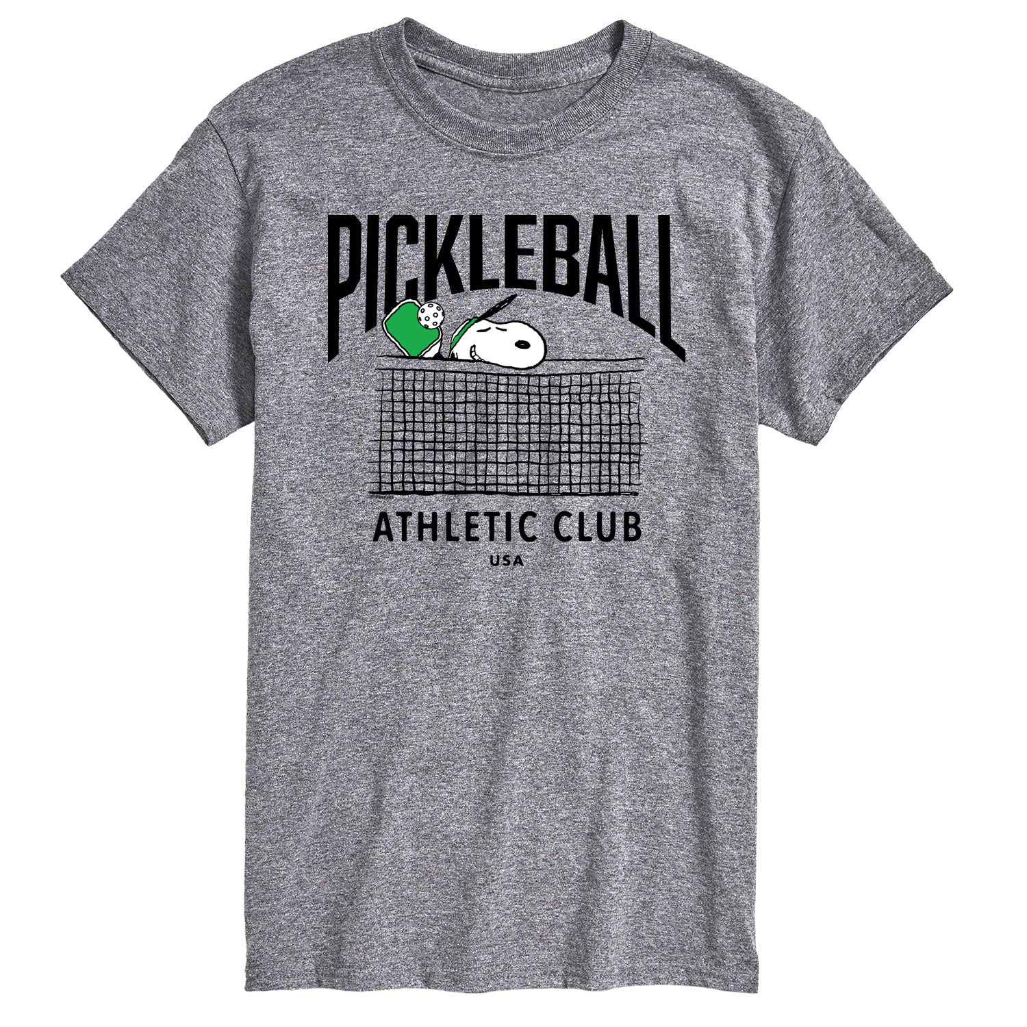 Peanuts - Pickleball - Men's Short Sleeve Graphic T-Shirt - Image 2