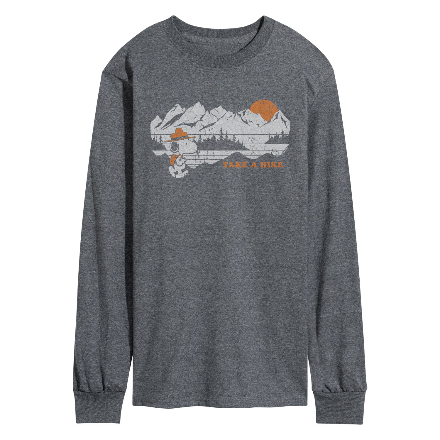 Peanuts - Take A Hike - Men's Long Sleeve Graphic T-Shirt - Image 2