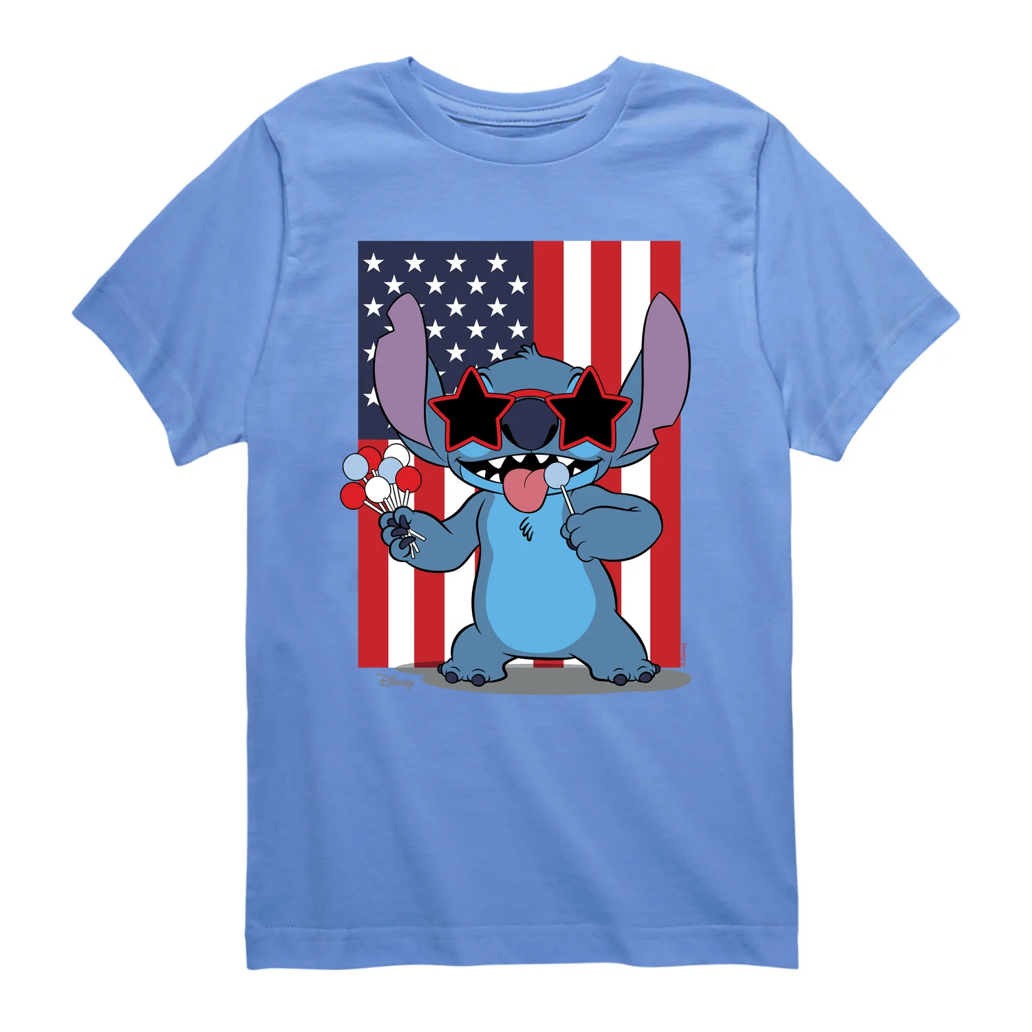 Lilo & Stitch - Stitch Americool - Youth Boys Short Sleeve Graphic T-Shirt - Image 2