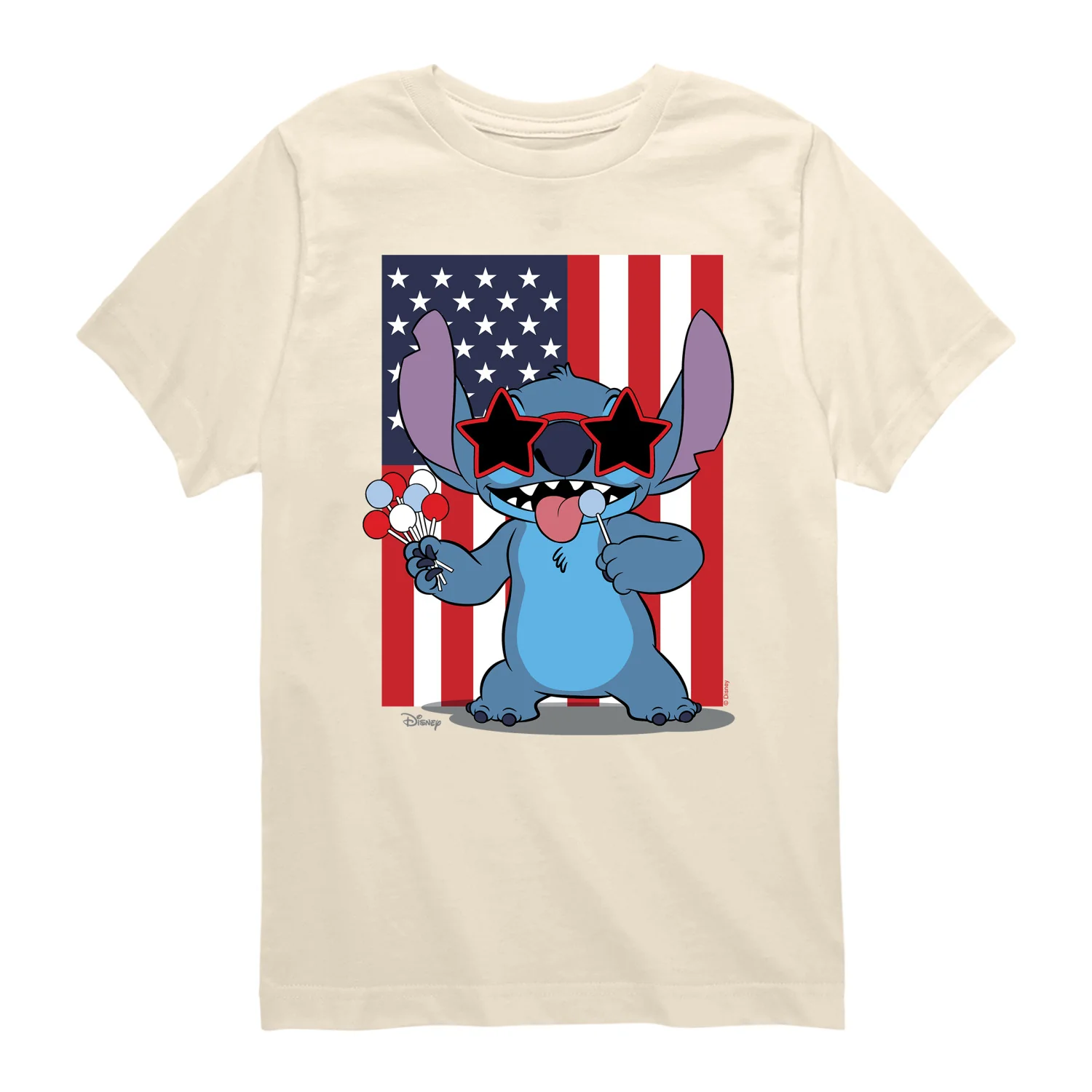 Lilo & Stitch - Stitch Americool - Youth Boys Short Sleeve Graphic T-Shirt - Image 3