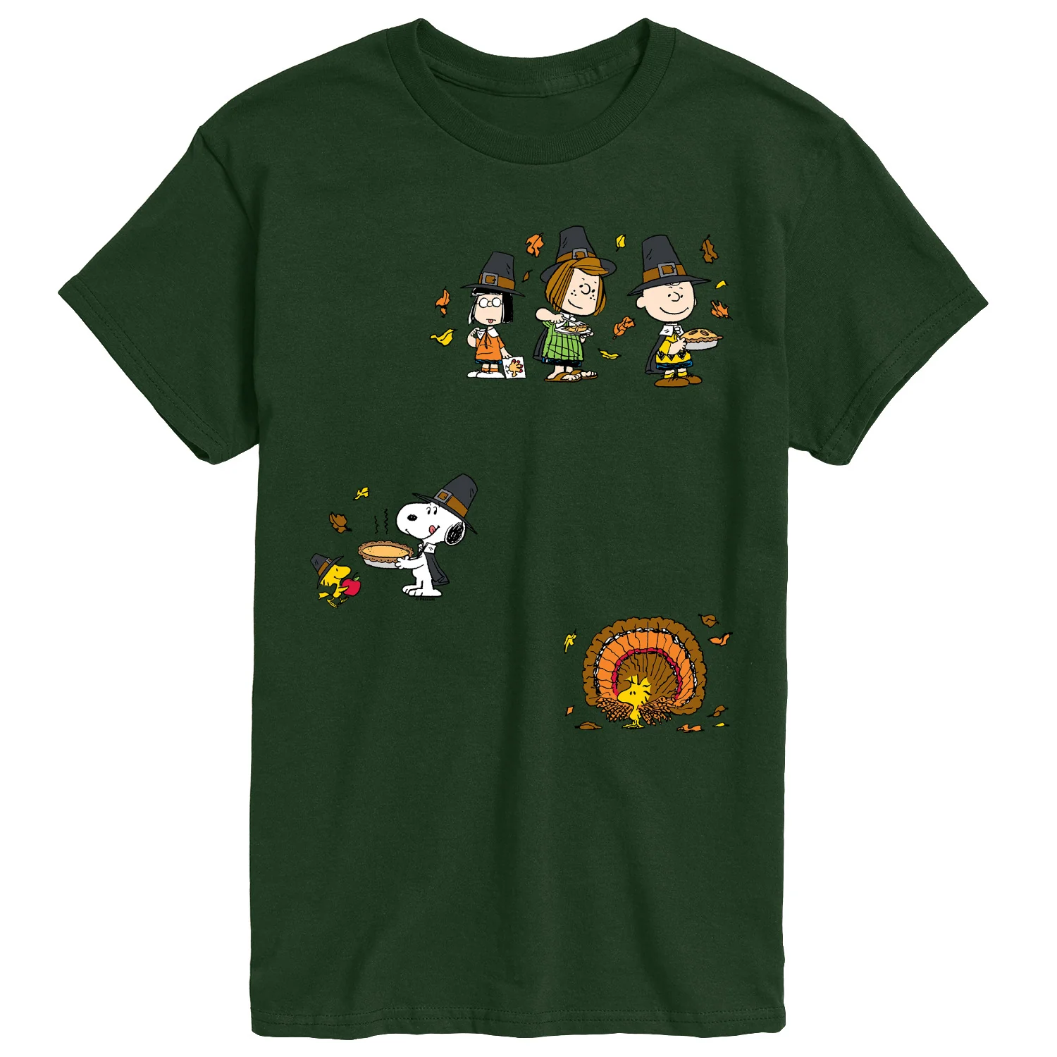 Peanuts - Thanksgiving - Men's Short Sleeve Graphic T-Shirt - Image 5