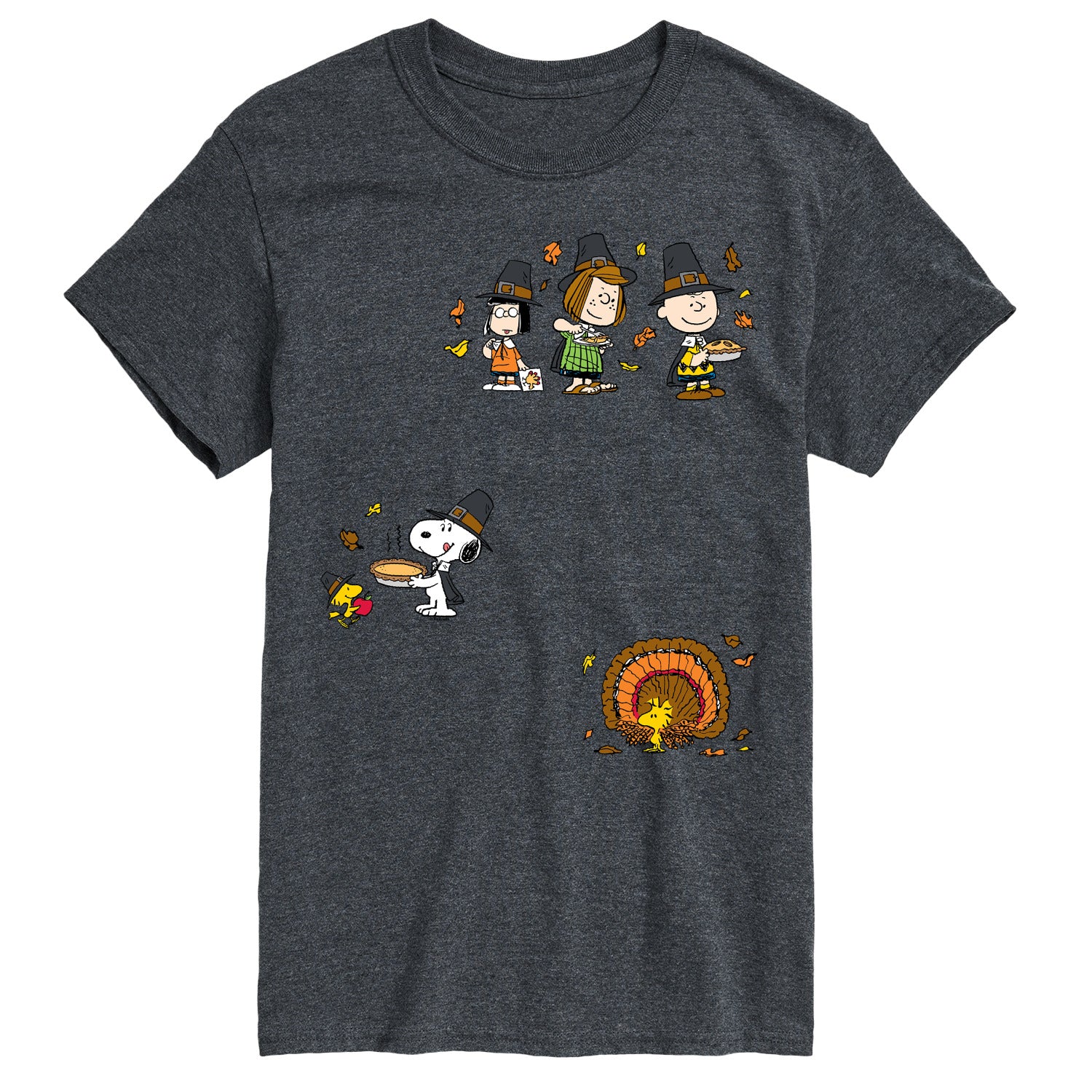 Peanuts - Thanksgiving - Men's Short Sleeve Graphic T-Shirt - Image 7