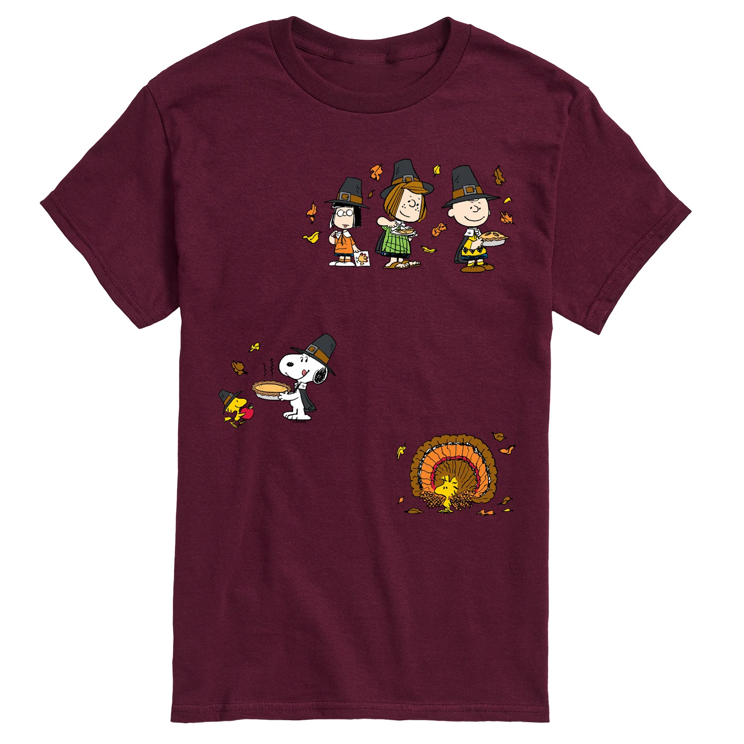 Peanuts - Thanksgiving - Men's Short Sleeve Graphic T-Shirt - Image 9