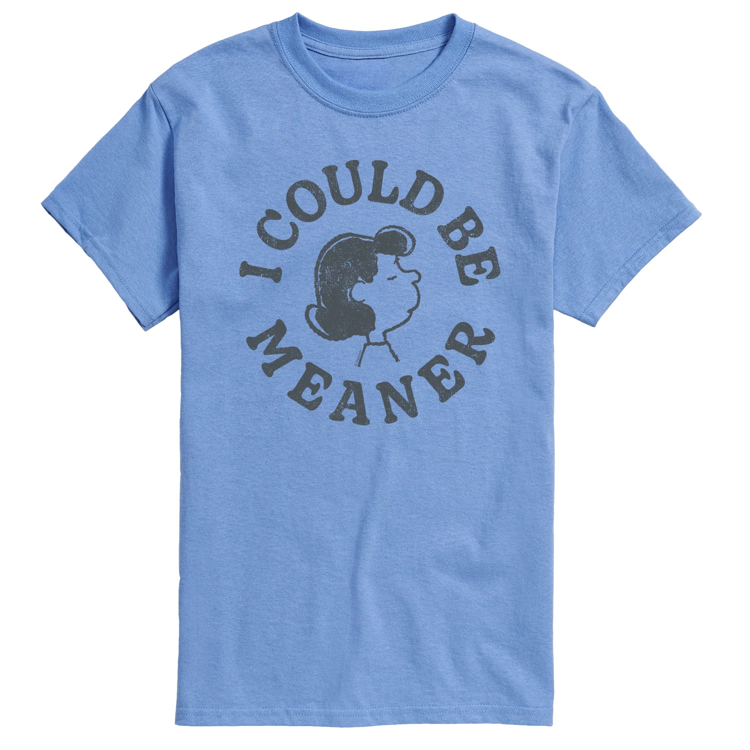 Peanuts - I Could Be Meaner Lucy - Men's Short Sleeve Graphic T-Shirt - Image 2