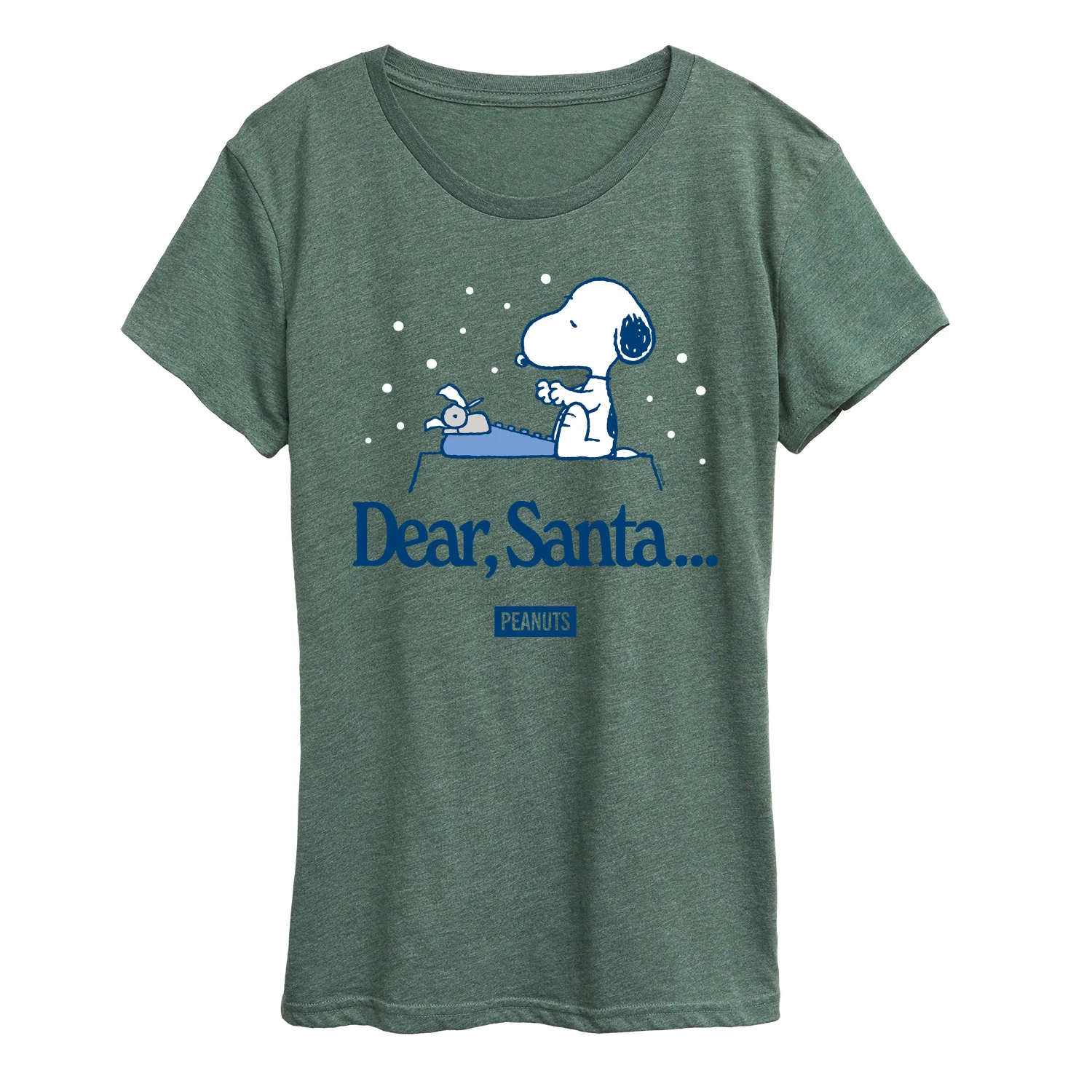 Peanuts - Snoopy Dear Santa - Women's Short Sleeve Graphic T-Shirt - Image 5