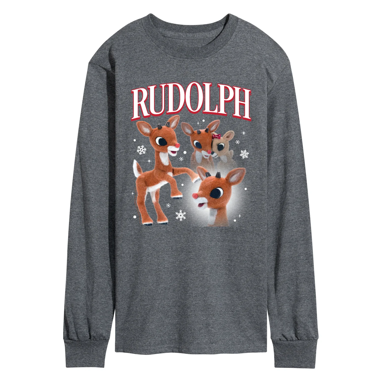 Rudolph - Rudolph Bootleg - Men's Long Sleeve Graphic T-Shirt - Image 2