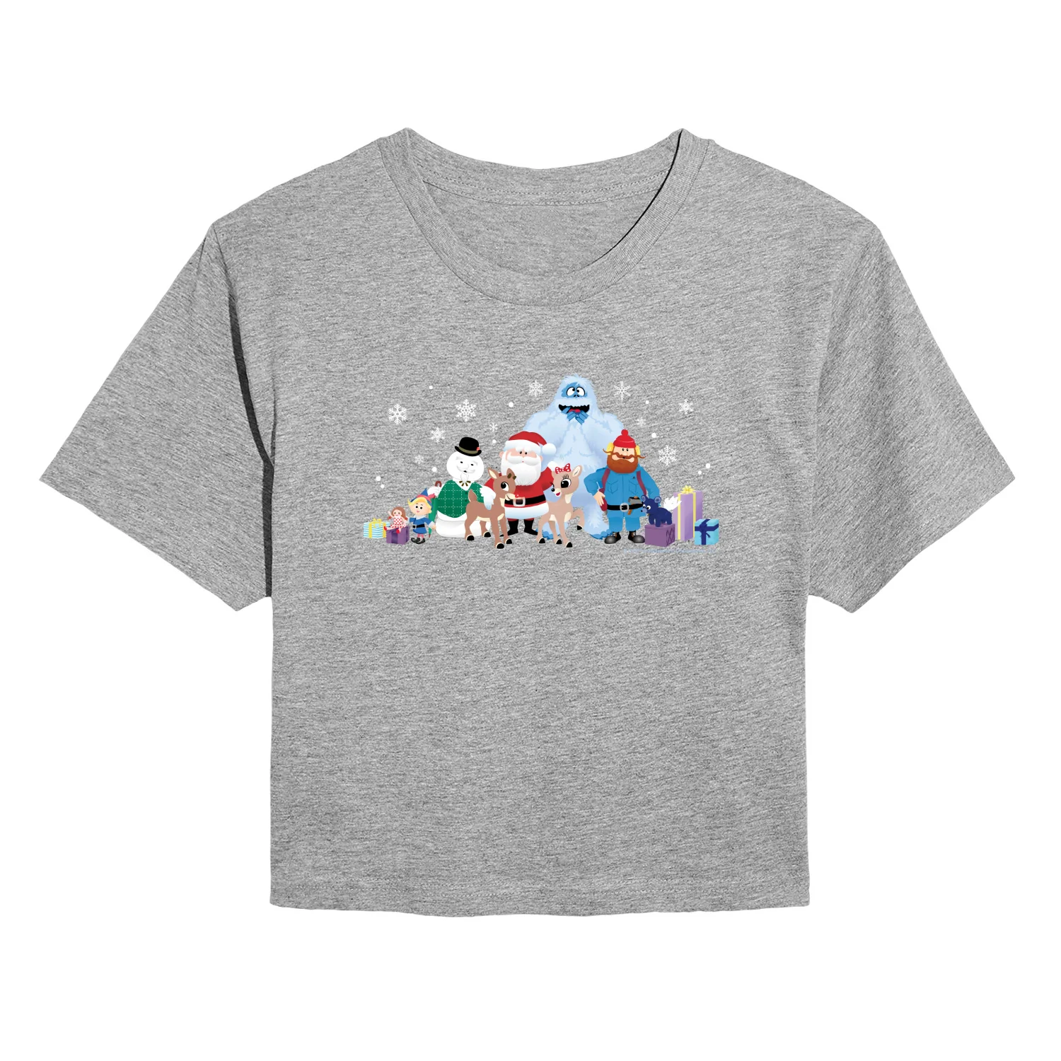 Rudolph - Rudolph - Juniors Cropped Short Sleeve Graphic T-Shirt - Image 2