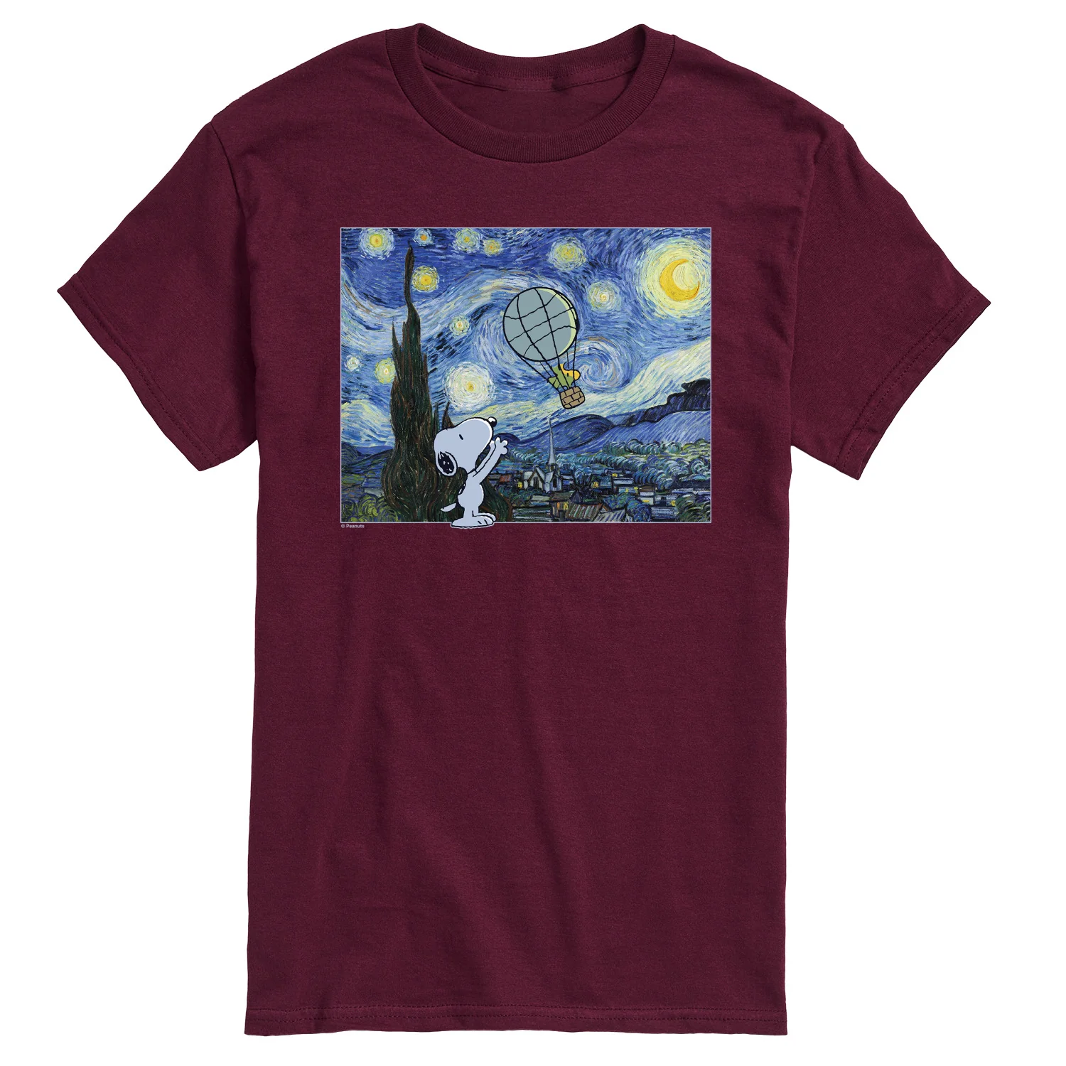Peanuts - Starry Night - Men's Short Sleeve Graphic T-Shirt - Image 6