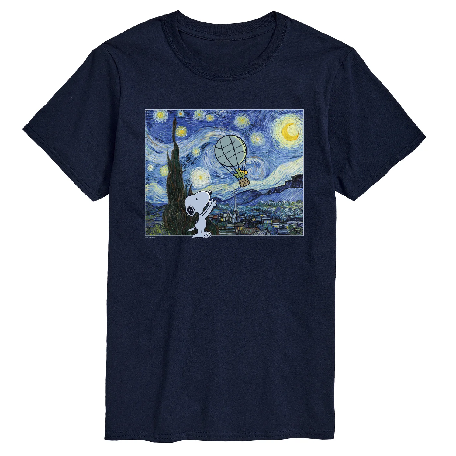 Peanuts - Starry Night - Men's Short Sleeve Graphic T-Shirt - Image 7