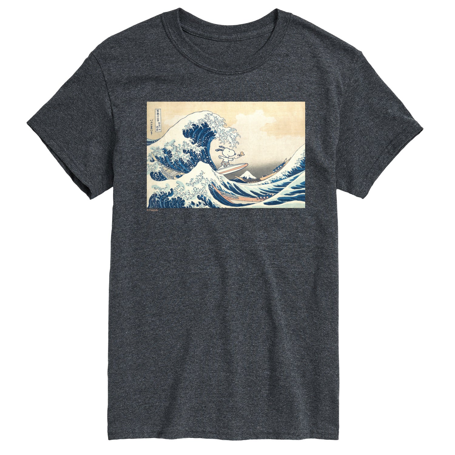 Peanuts - Snoopy Great Wave - Men's Short Sleeve Graphic T-Shirt - Image 3