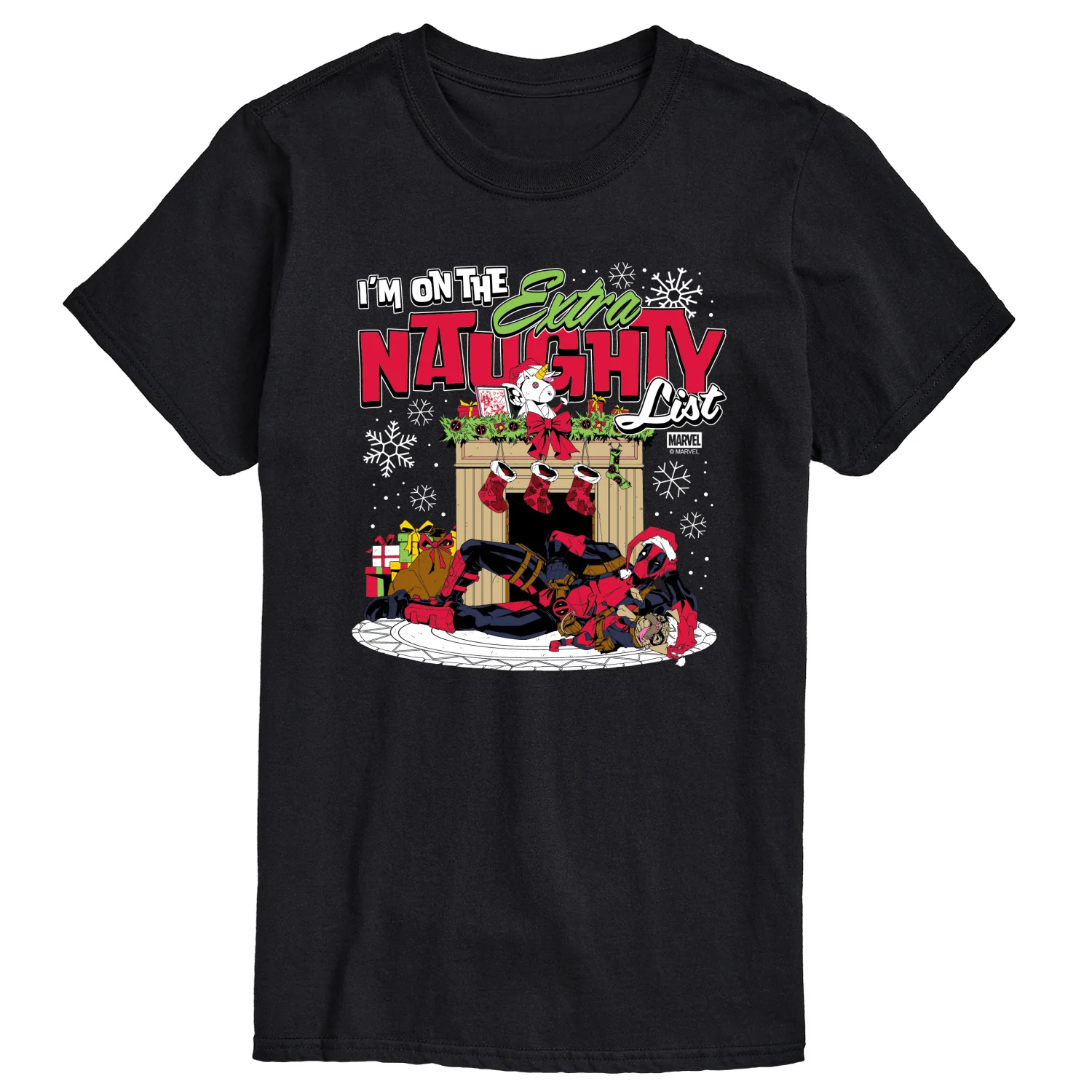 Marvel - Deadpool Extra Naughty - Men's Short Sleeve Graphic T-Shirt