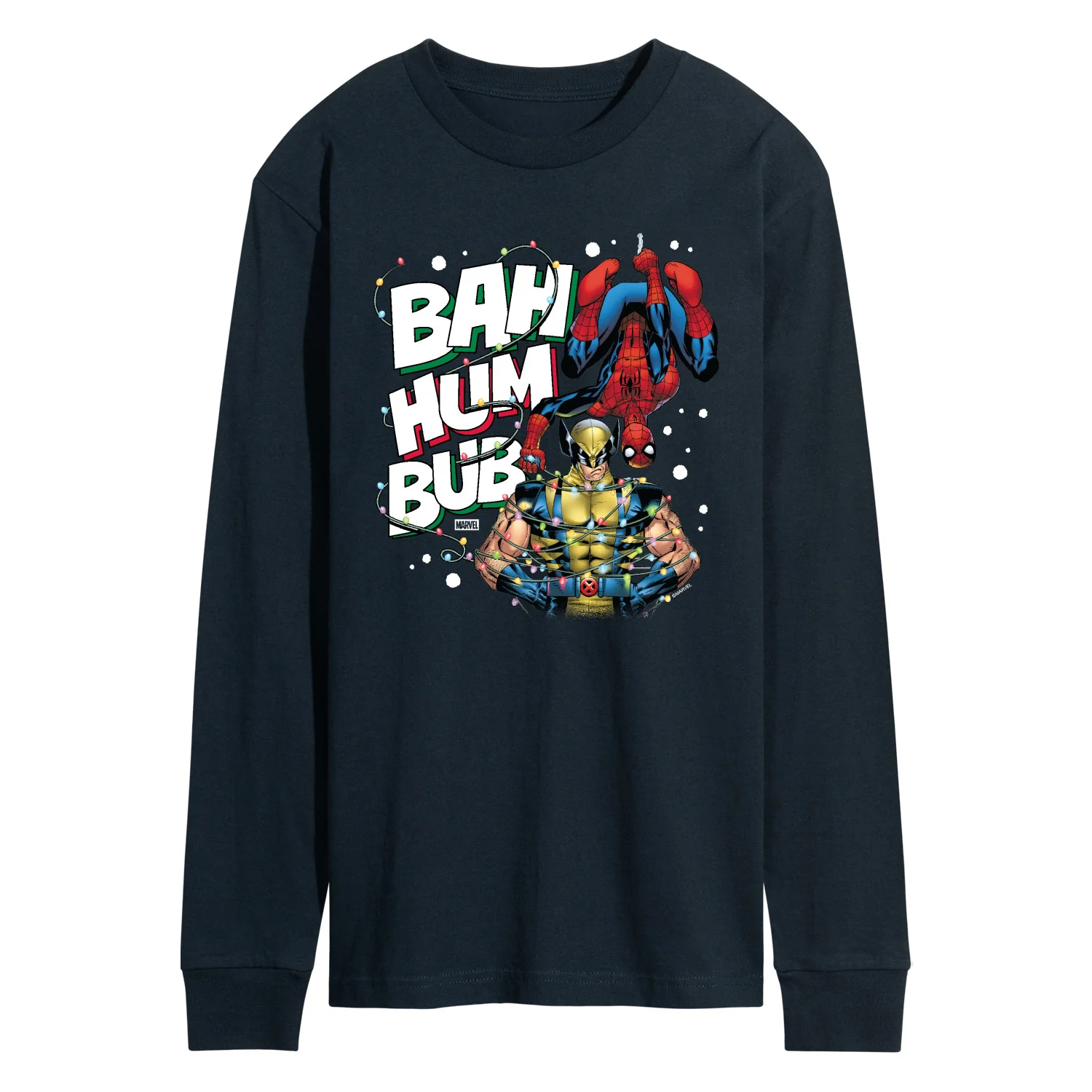 Marvel - Bah Hum Bub - Men's Long Sleeve Graphic T-Shirt - Image 3