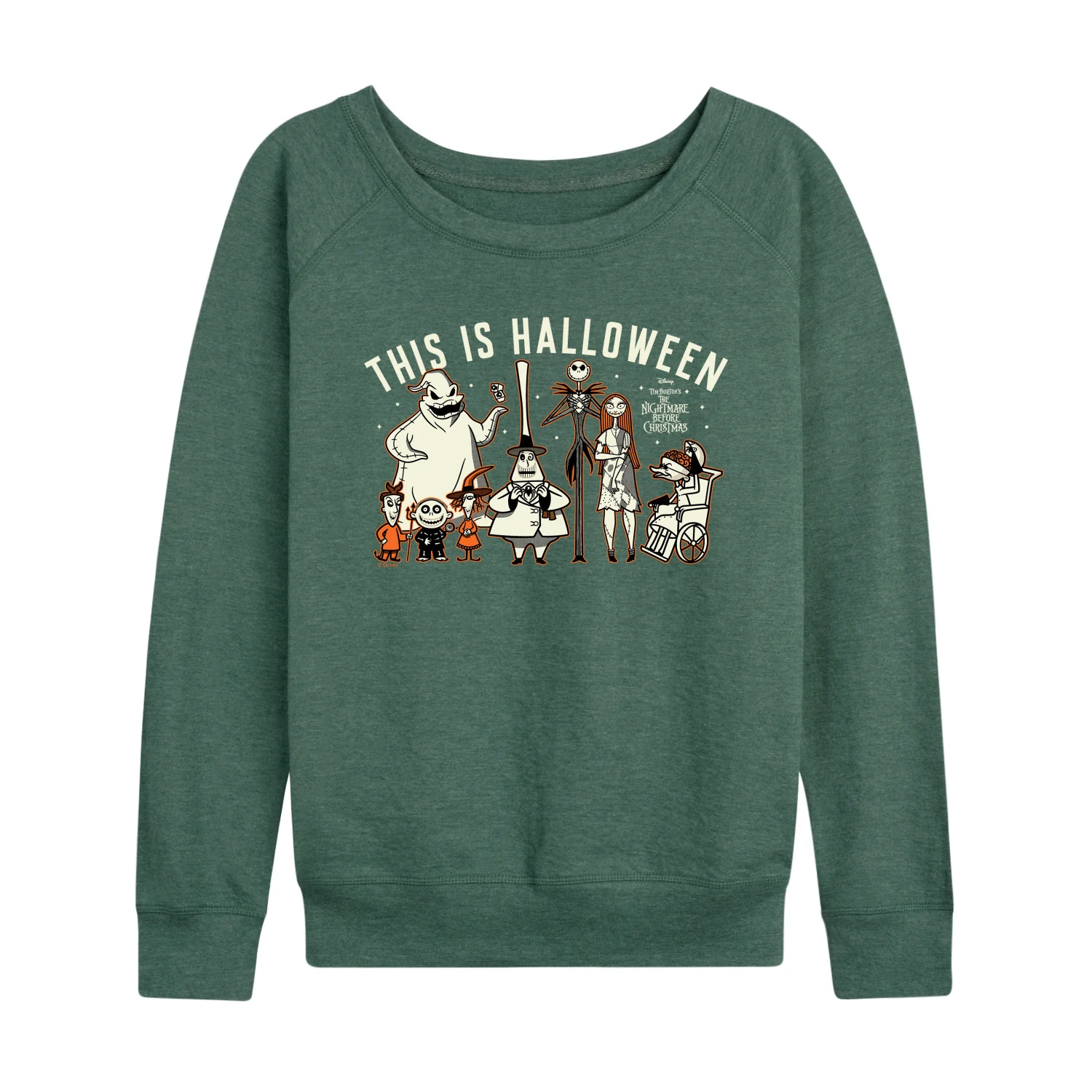 The Nightmare Before Christmas - This Is Halloween - Women's French Terry Long Sleeve Pullover - Image 5