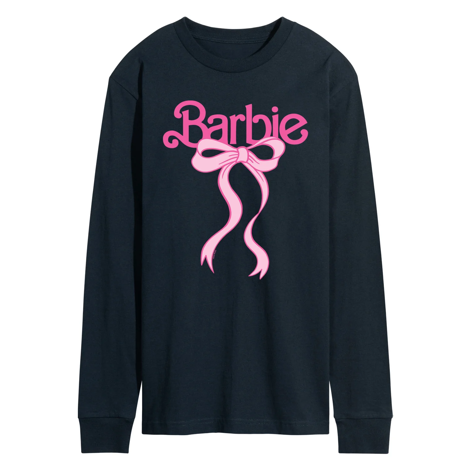 Barbie - Logo Coquette Bow - Men's Long Sleeve Graphic T-Shirt - Image 4