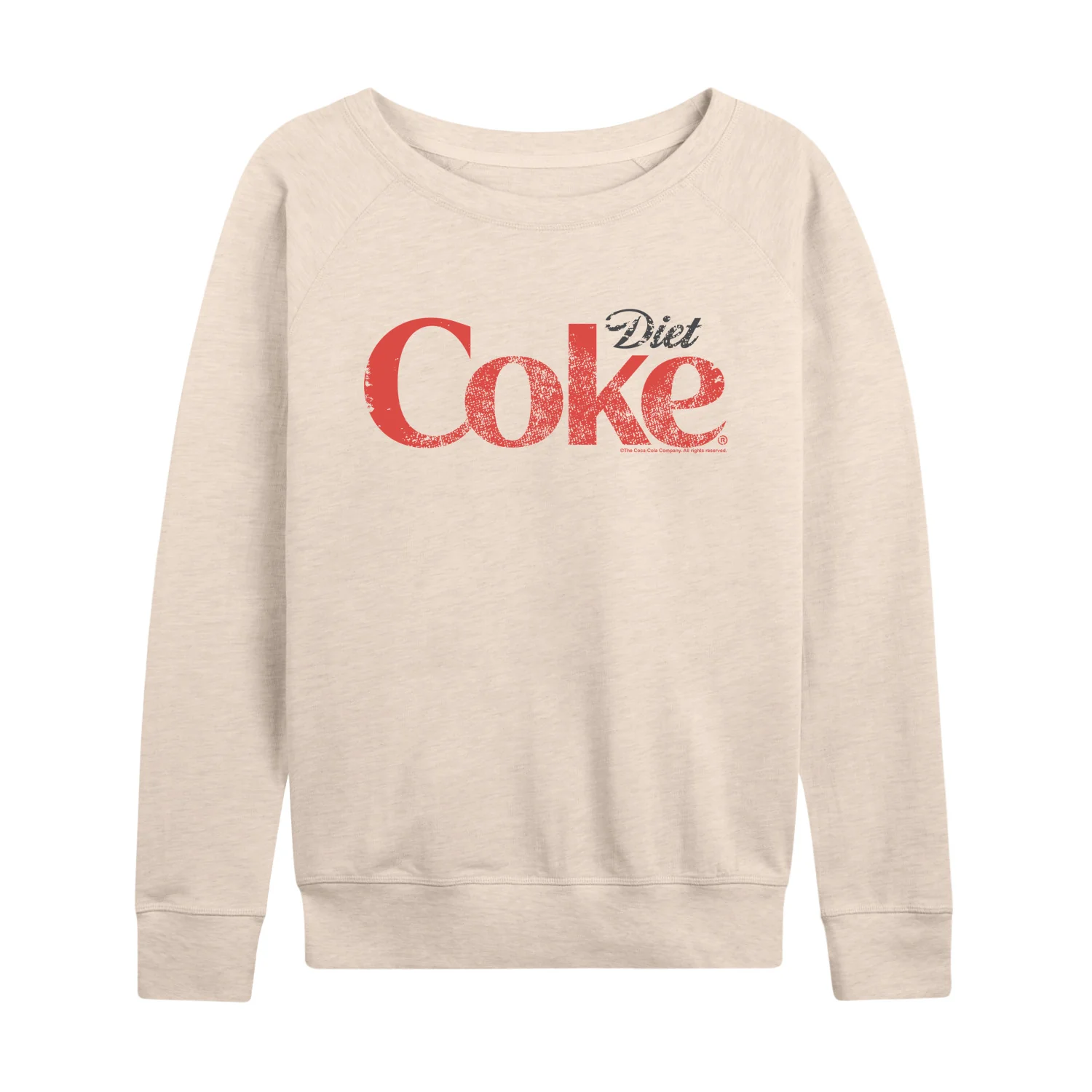 Coca-Cola - Diet Coke Logo - Women's French Terry Long Sleeve Pullover