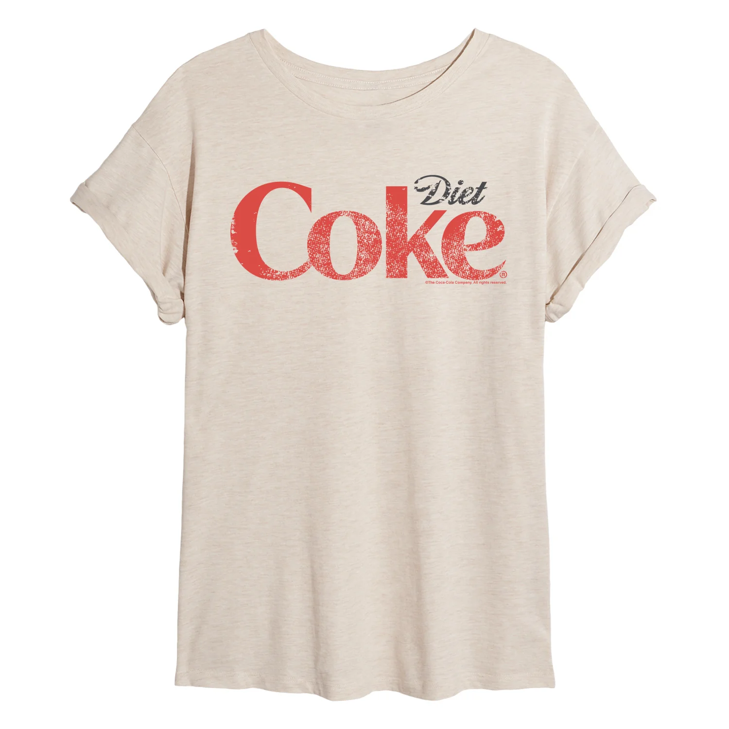 Coca-Cola - Diet Coke Logo - Women's Oversized Graphic T-Shirt