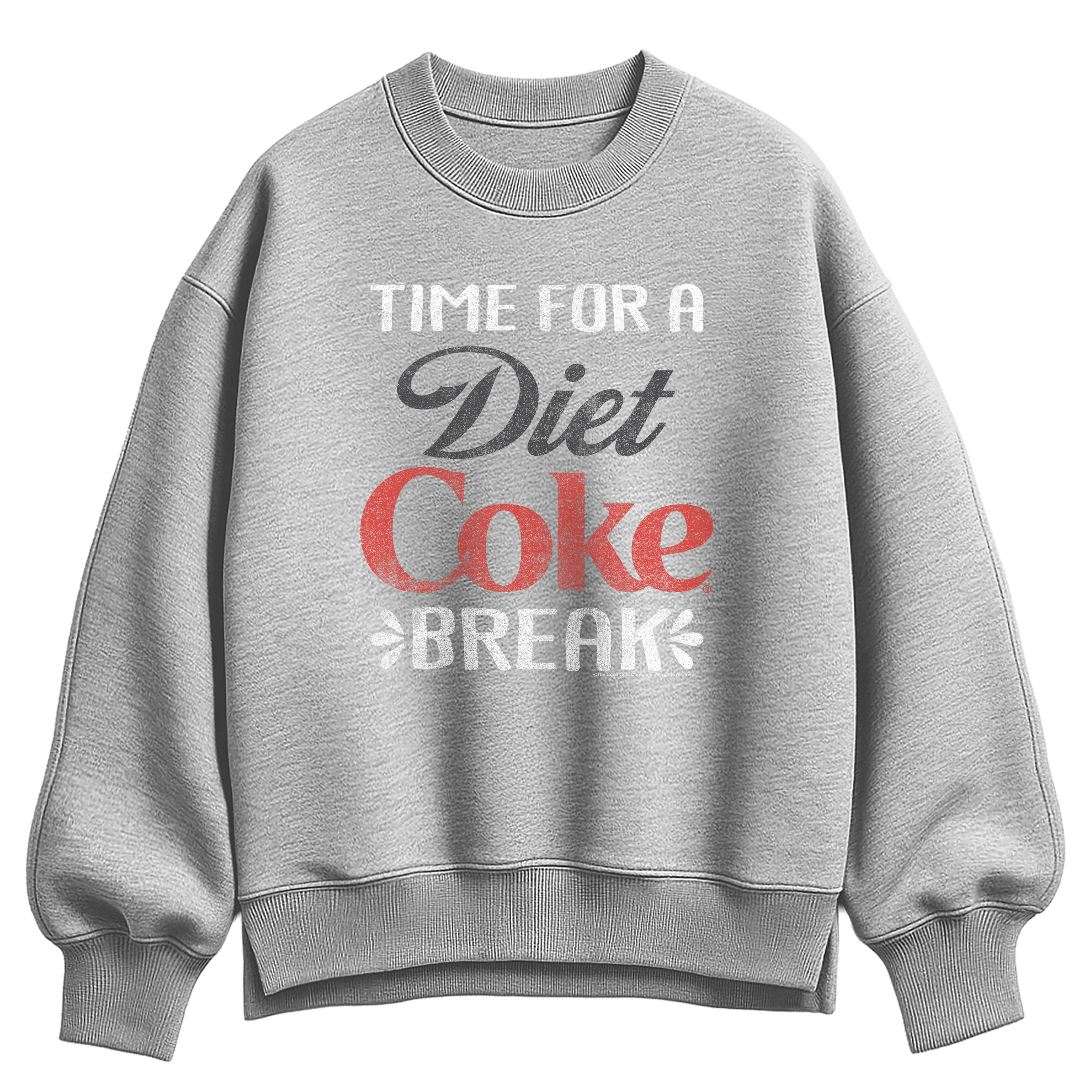 Coca-Cola - Diet Coke Break - Ladies Oversized Fleece Crew Sweatshirt