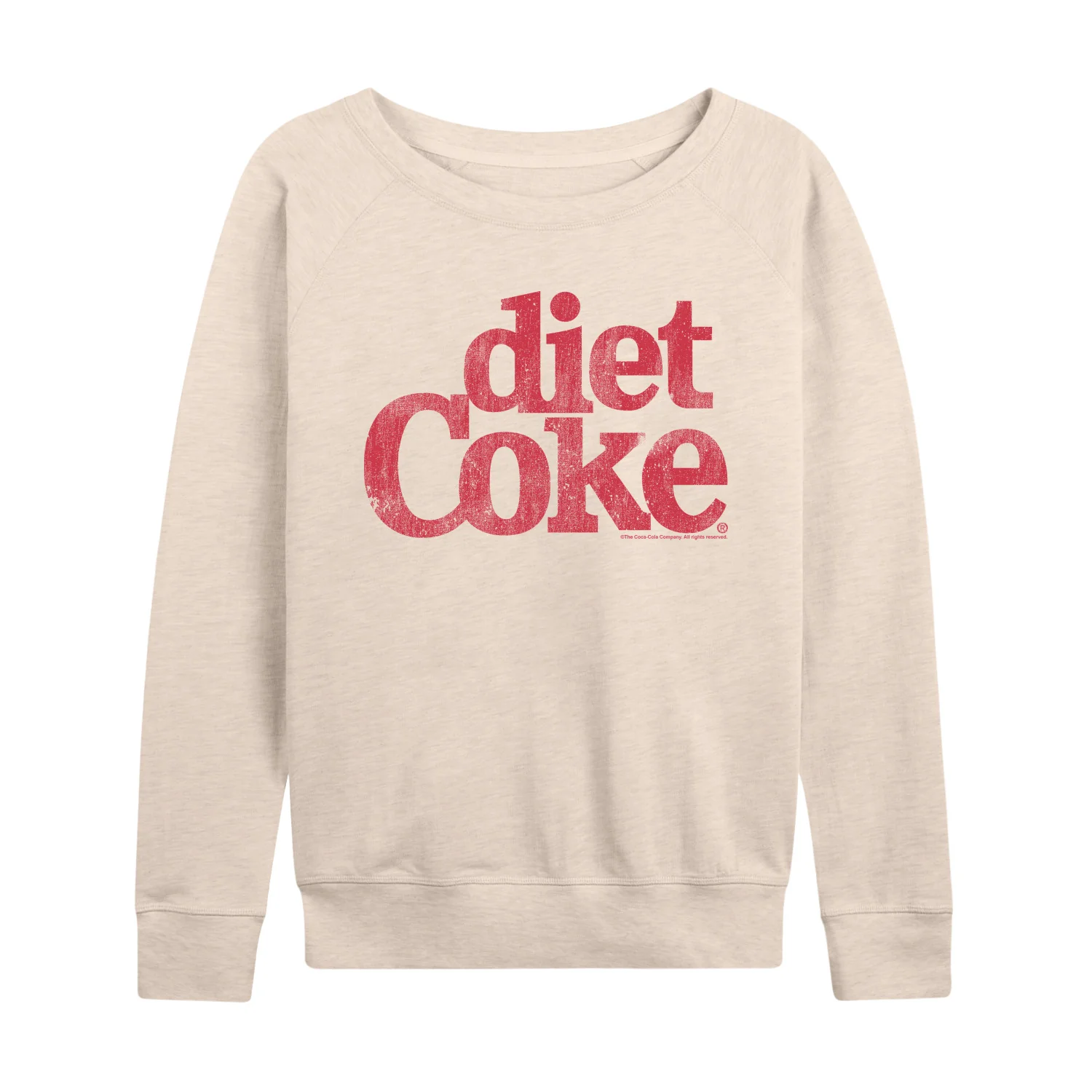 Coca-Cola - Diet Coke Logo - Women's French Terry Long Sleeve Pullover