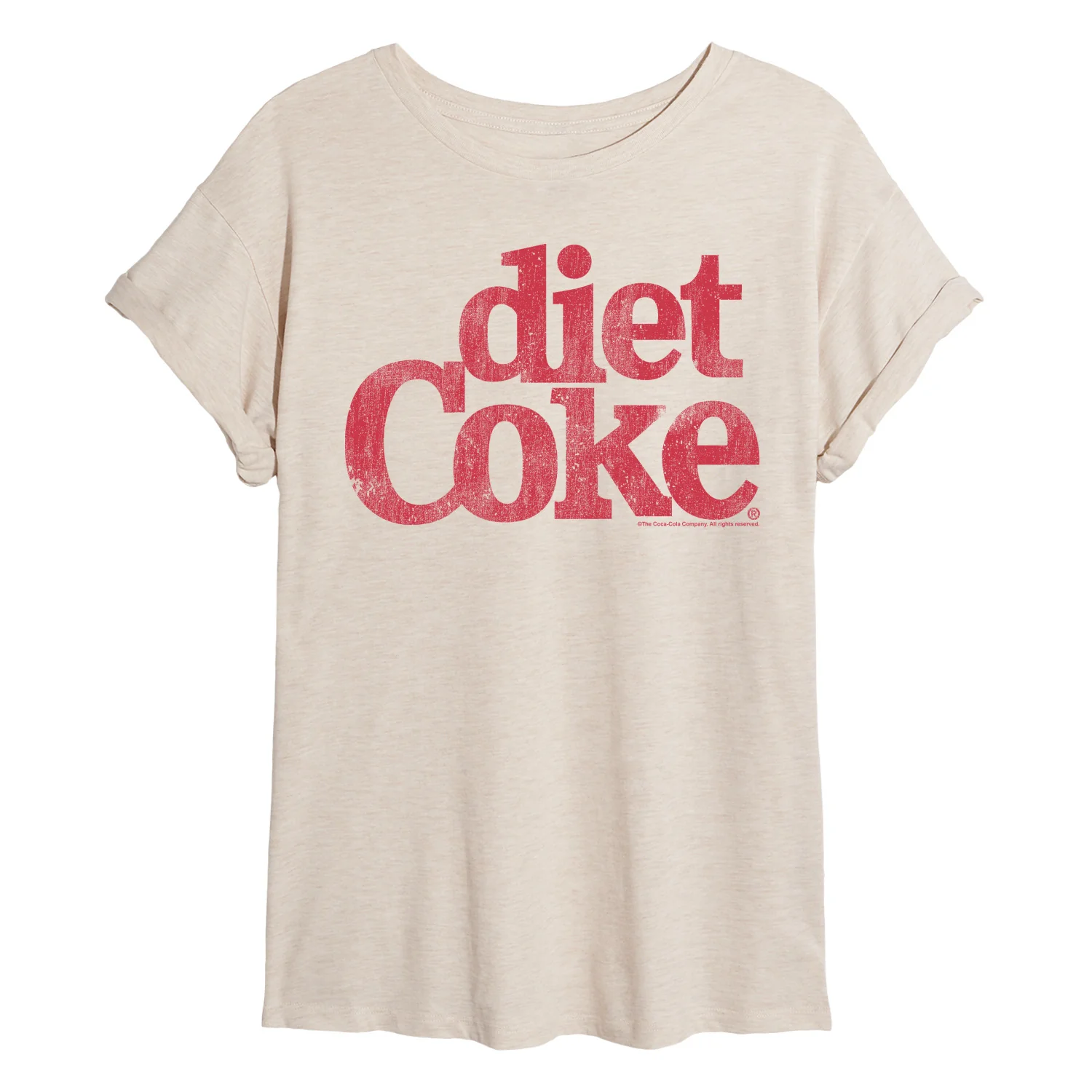 Coca-Cola - Diet Coke Logo - Women's Oversized Graphic T-Shirt