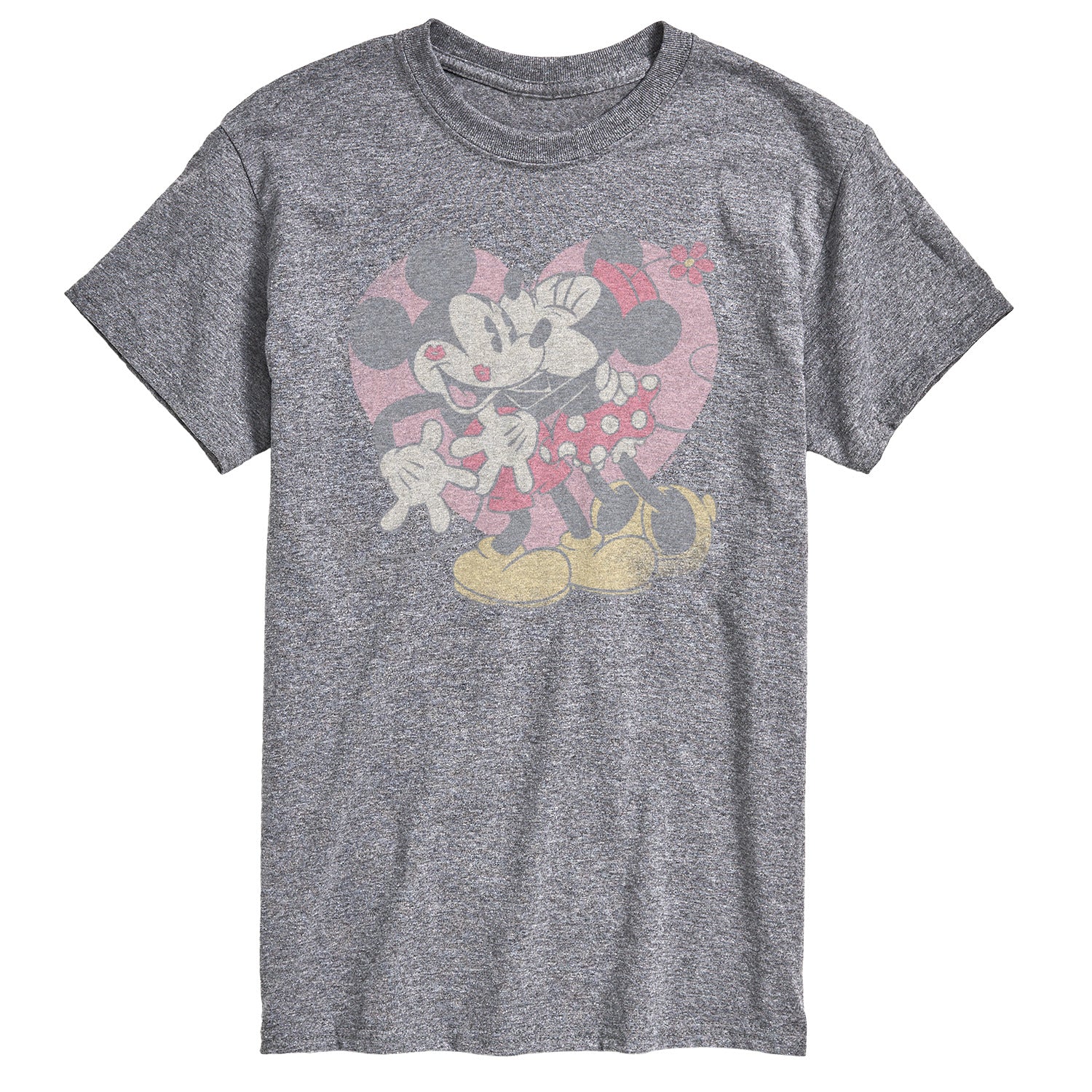 Disney - Mickey & Minnie Kisses - Men's Short Sleeve Graphic T-Shirt