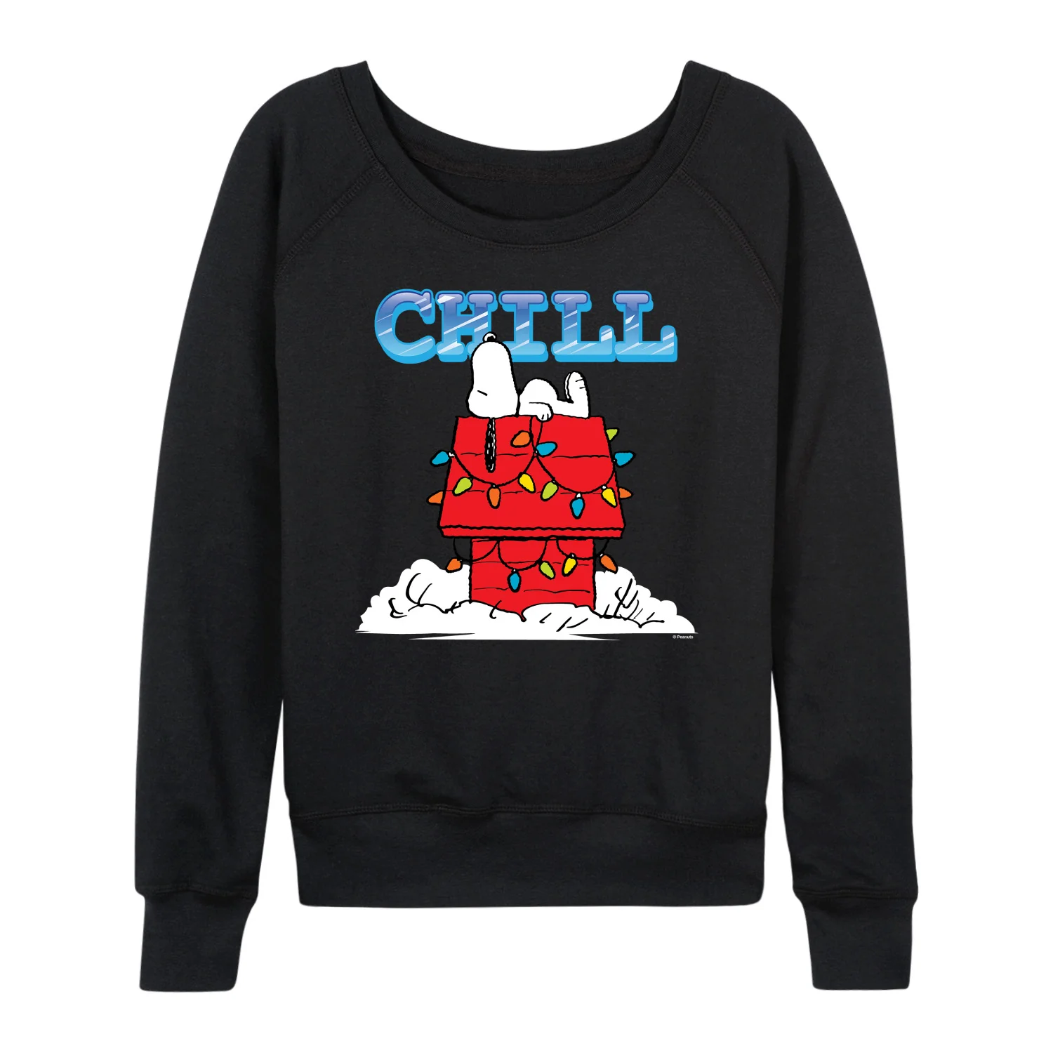 Peanuts - Snoopy Chill - Women's French Terry Long Sleeve Pullover