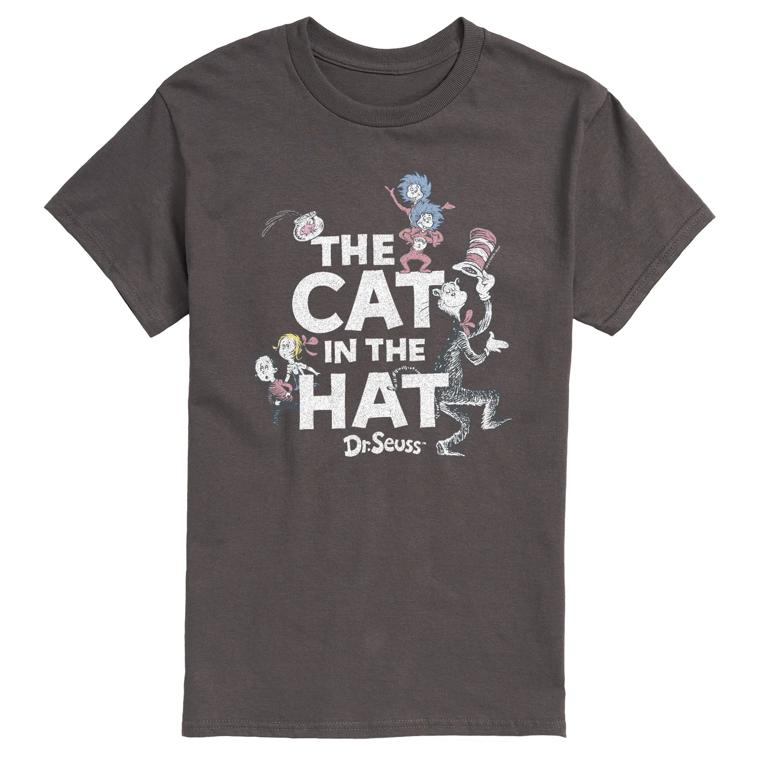 The Cat in the Hat - Cat & Friends Tonal - Men's Short Sleeve Graphic T-Shirt - Image 3