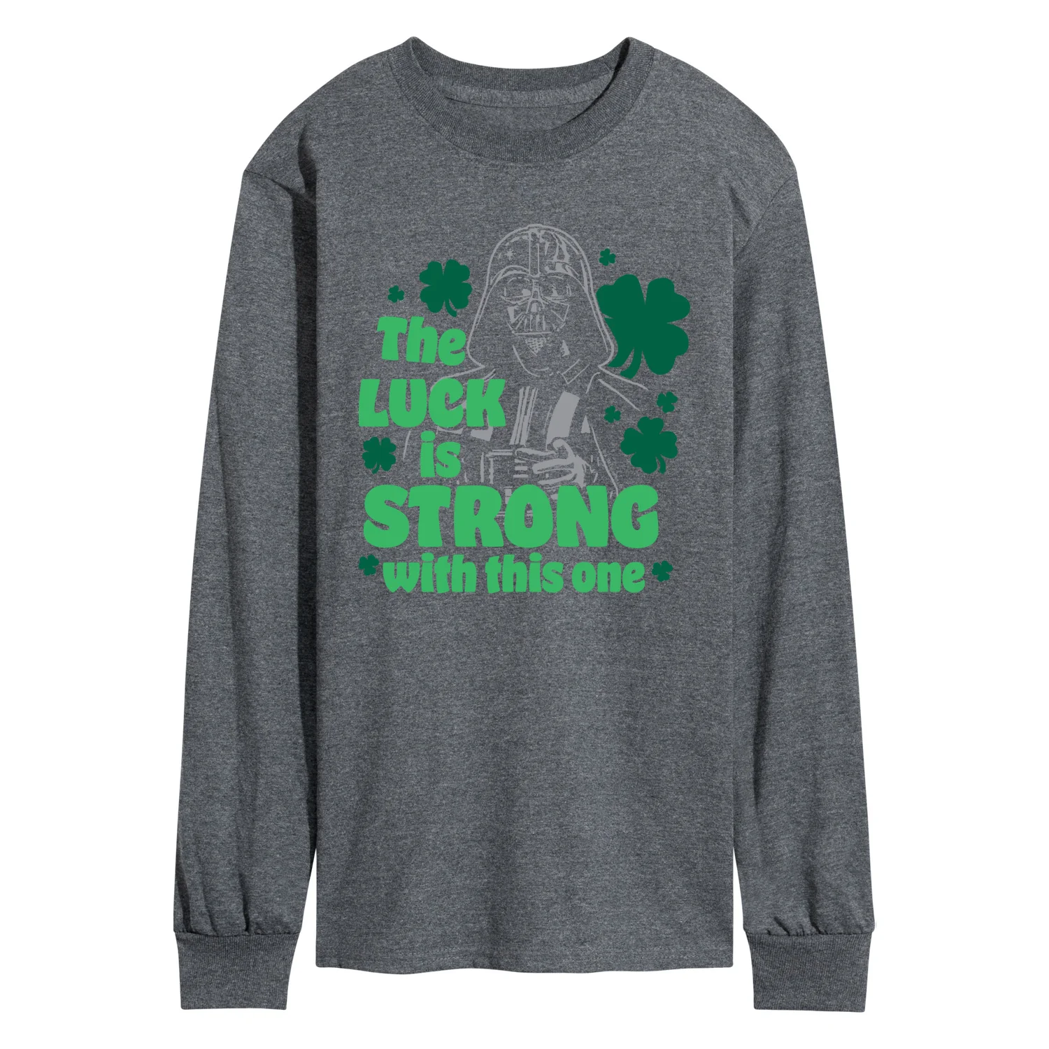 Star Wars - Luck Is Strong - Men's Long Sleeve Graphic T-Shirt - Image 3