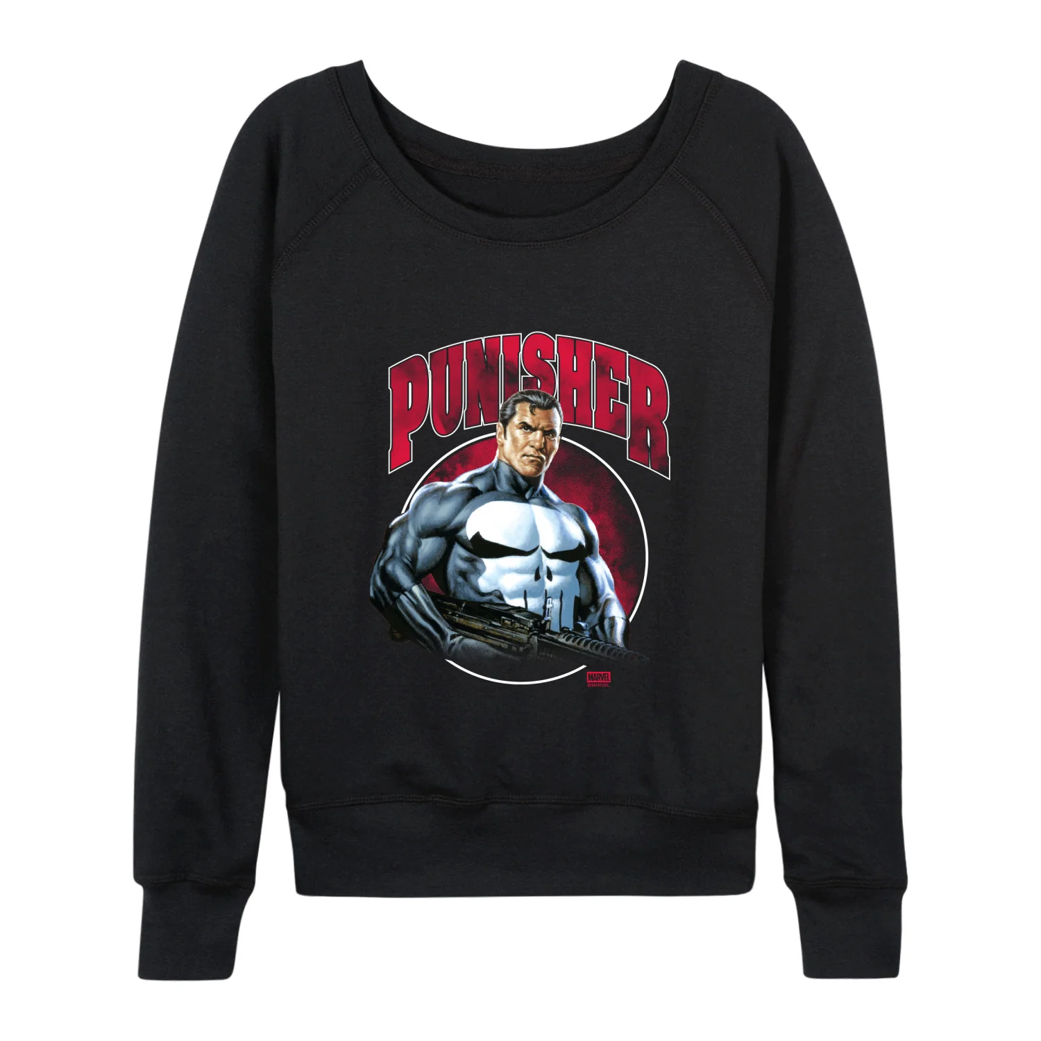 Marvel - Punisher Bootleg - Women's French Terry Long Sleeve Pullover