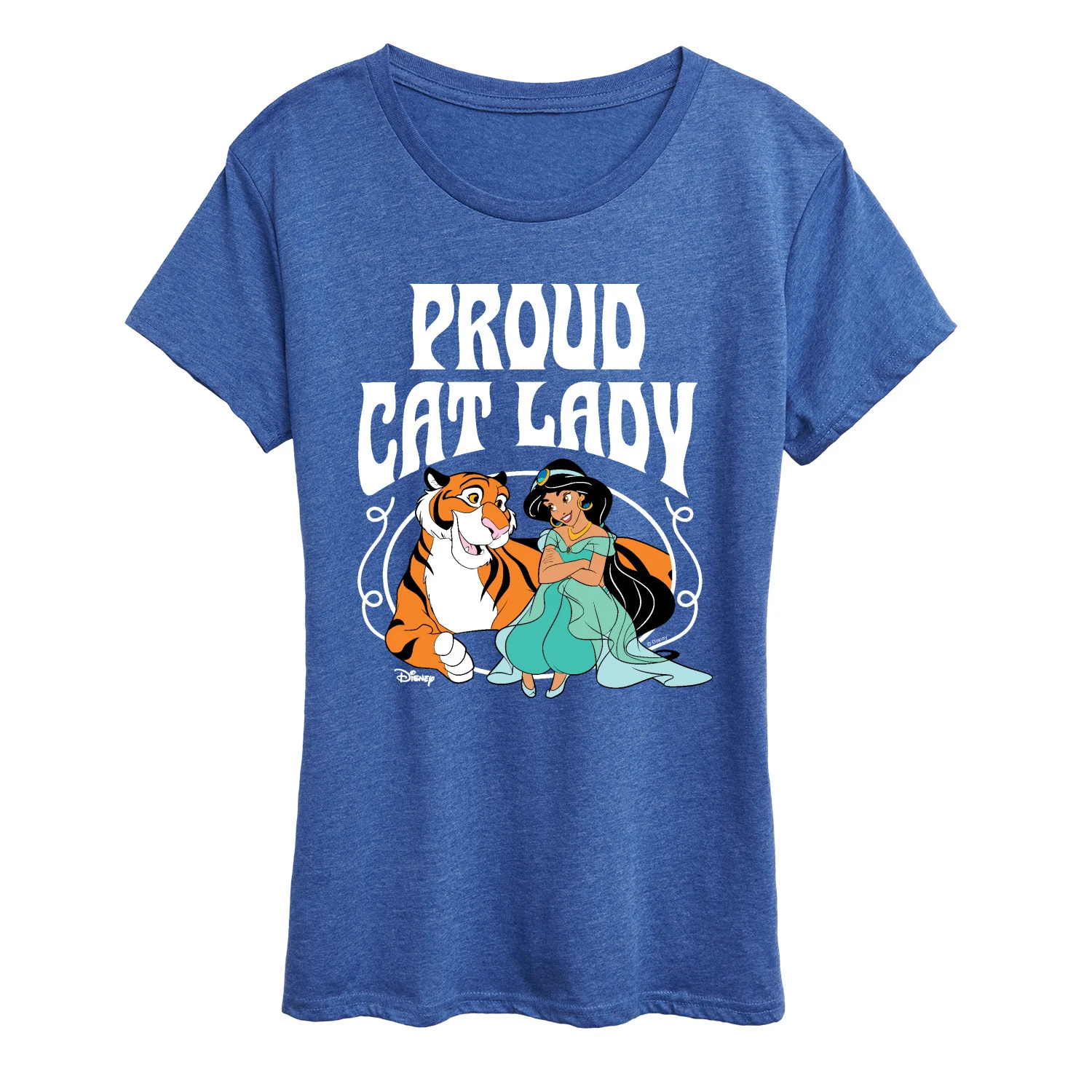 Disney - Proud Cat Lady Jasmine - Women's Short Sleeve Graphic T-Shirt