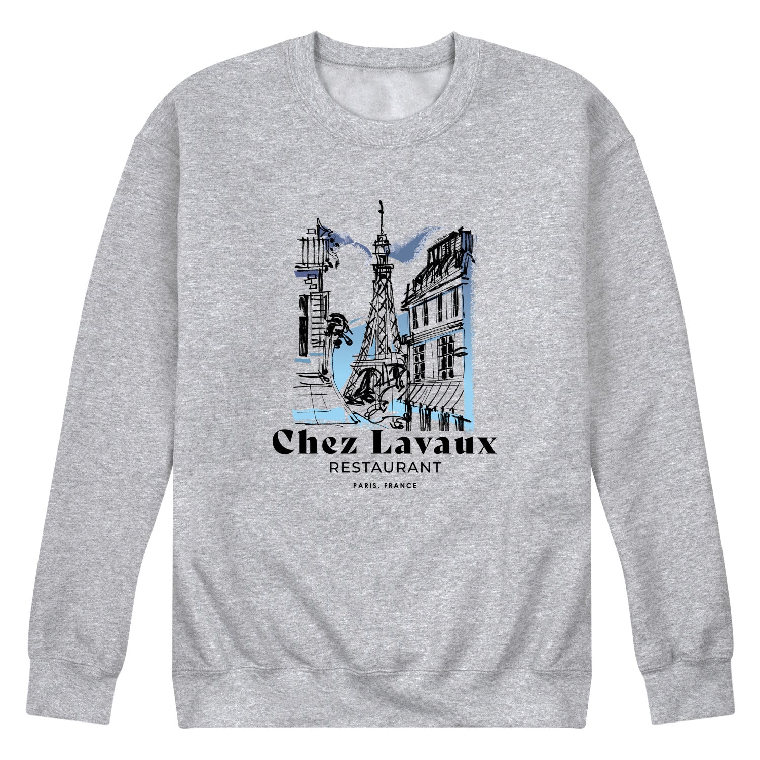 Emily in Paris - Chez Lavaux - Men's Long Sleeve Crew Fleece Sweatshirt