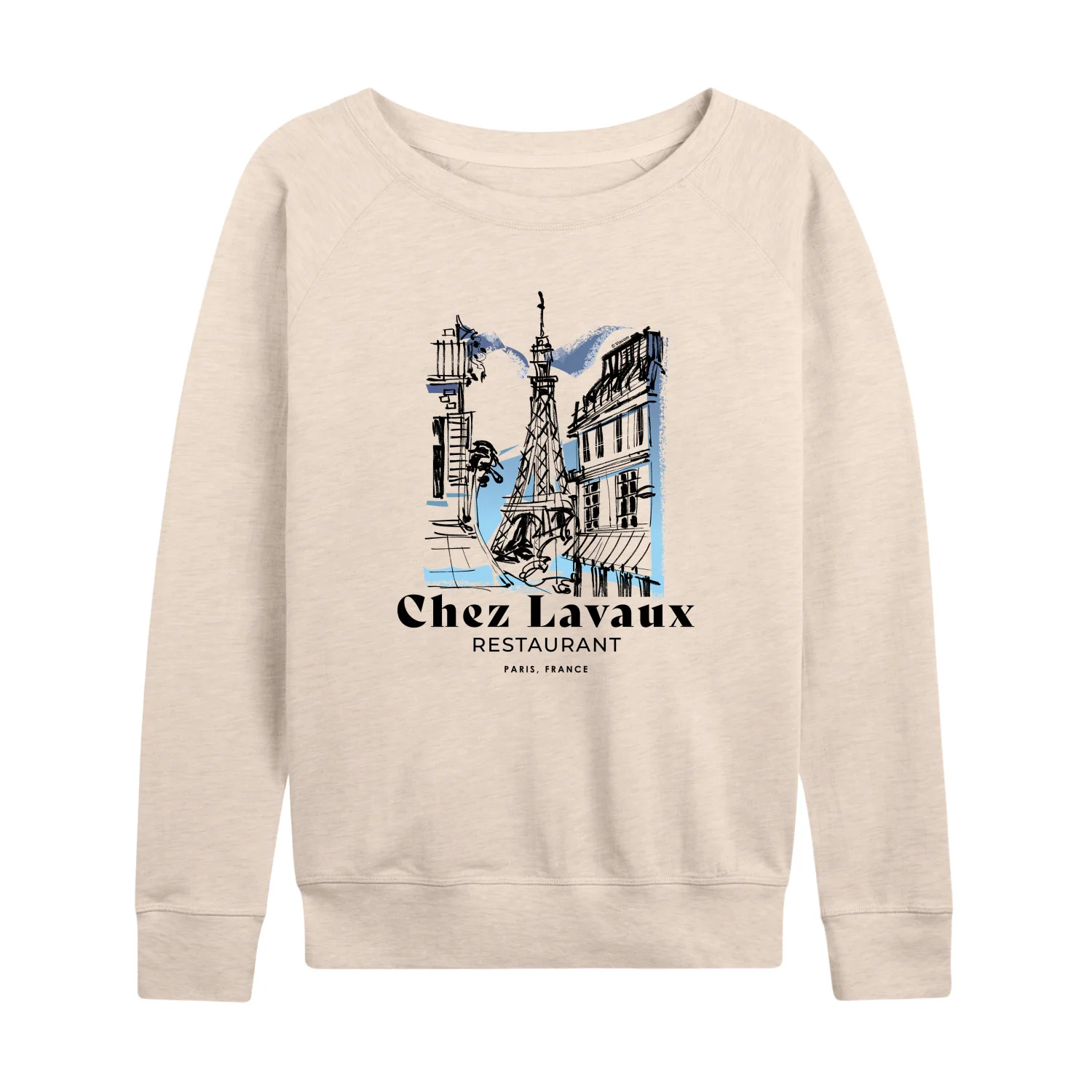 Emily in Paris - Chez Lavaux - Women's French Terry Long Sleeve Pullover