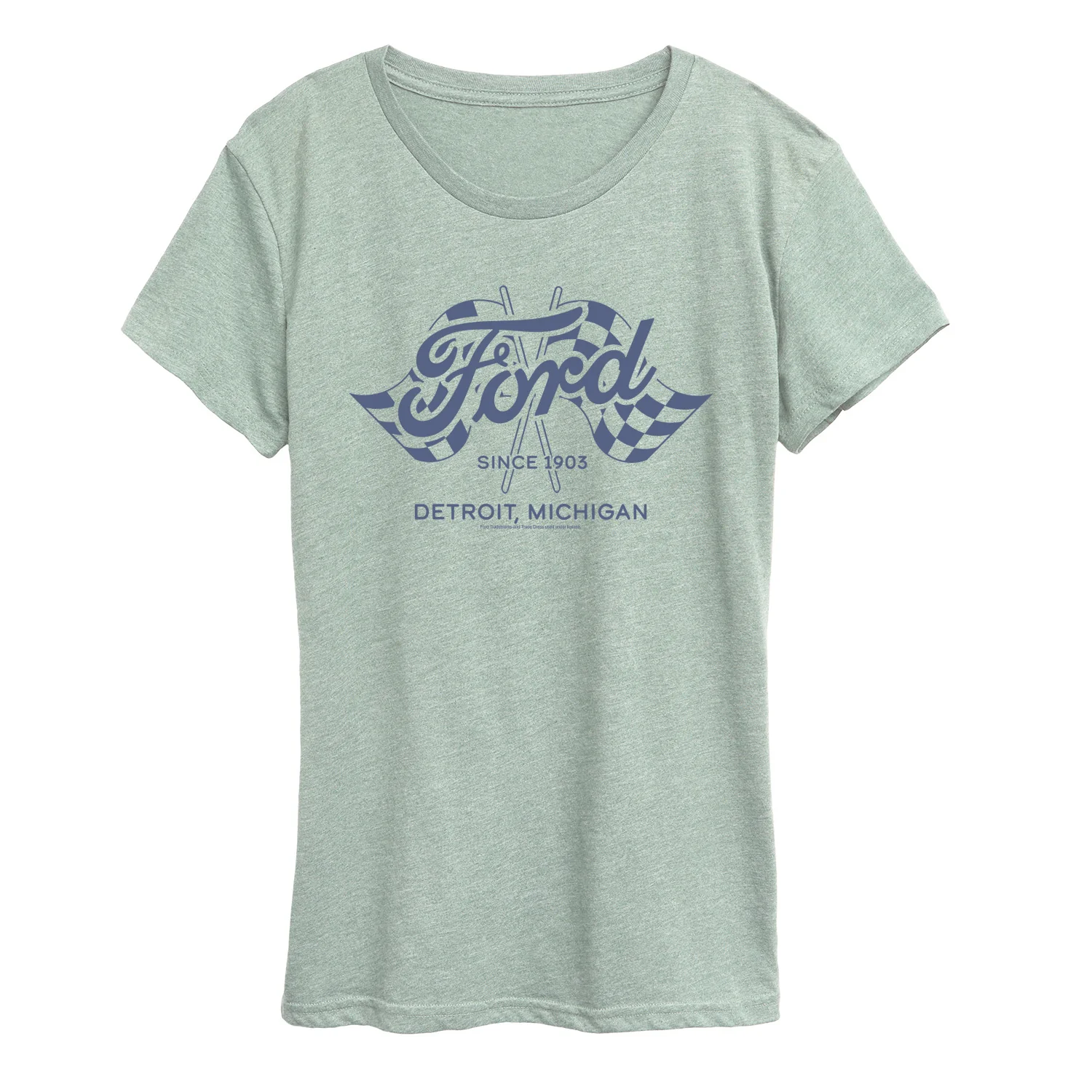 Ford - Detroit Flags - Women's Short Sleeve Graphic T-Shirt - Image 6