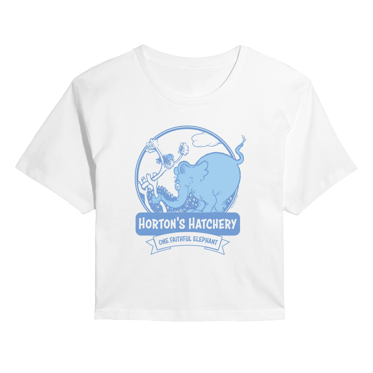 Horton Hears a Who - Hortons Hatchery - Juniors Cropped Graphic T-Shirt