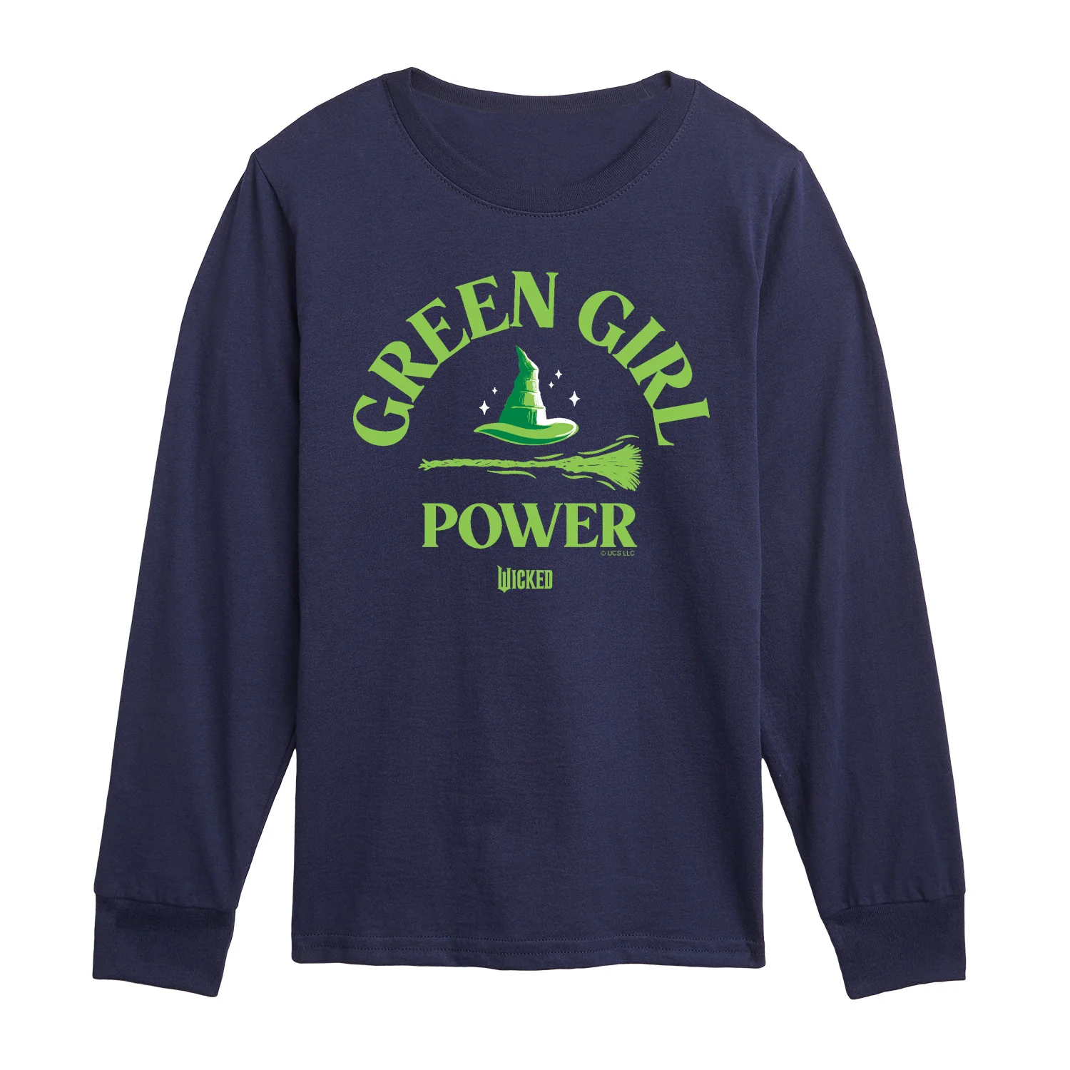Wicked - Green Girl Power - Youth Long Sleeve Graphic T-Shirt - Image 2