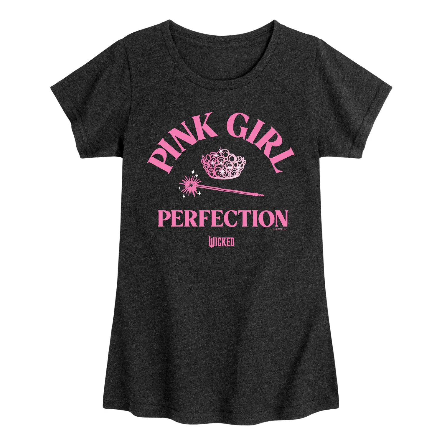 Wicked - Pink Girl Perfection - Youth Girls Short Sleeve T-Shirt - Image 2