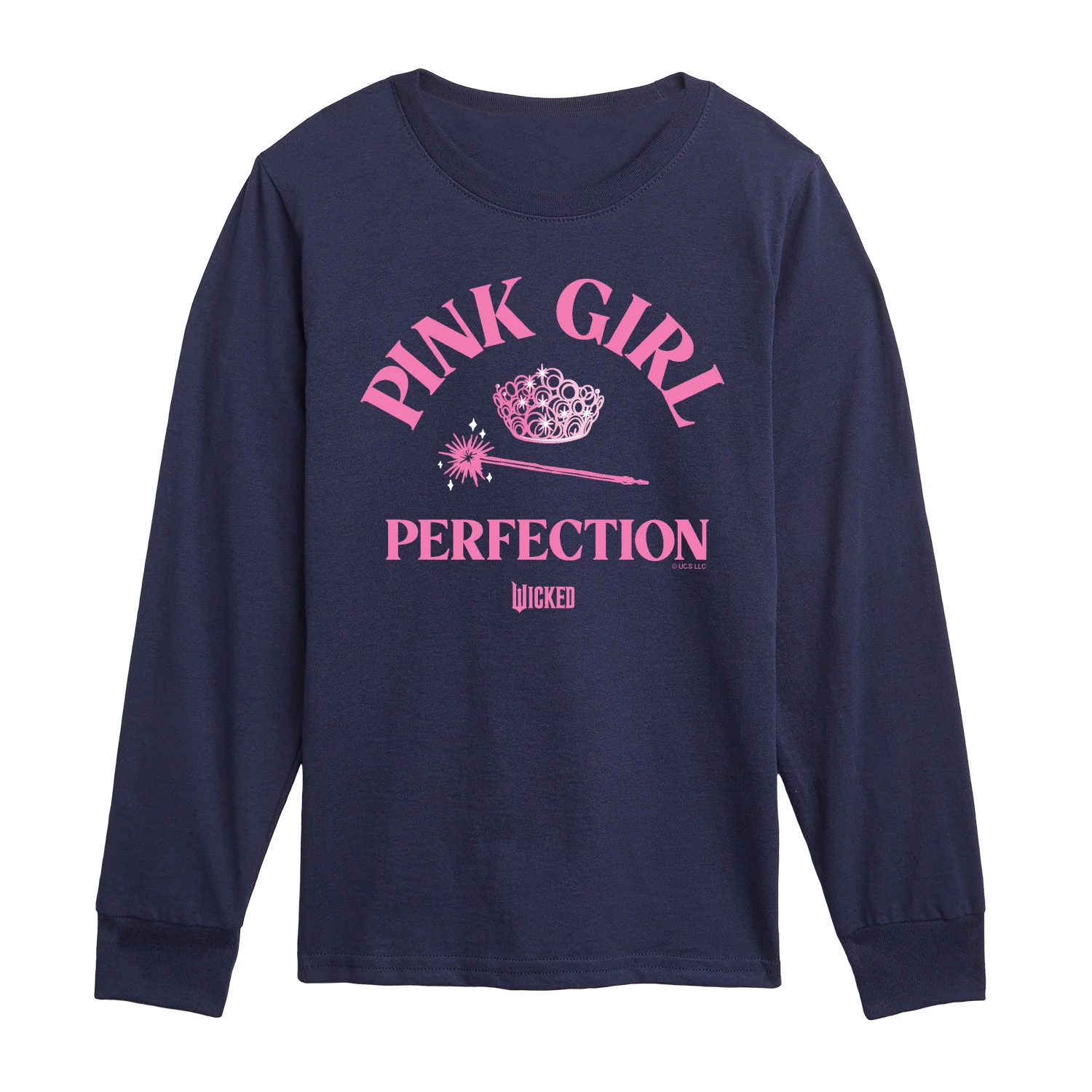 Wicked - Pink Girl Perfection - Youth Long Sleeve Graphic T-Shirt - Image 2