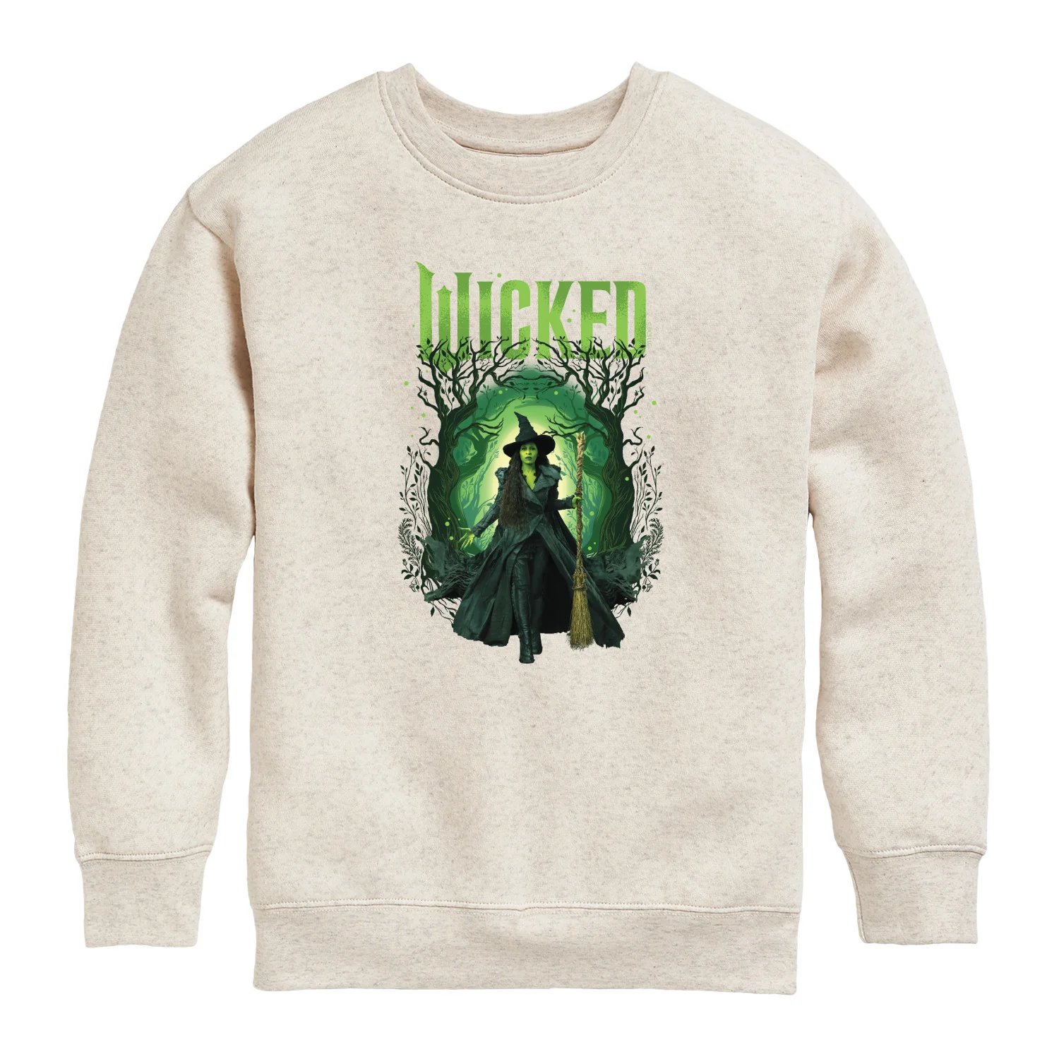 Wicked - Elphaba Forest - Youth Crew Fleece Sweatshirt - Image 2