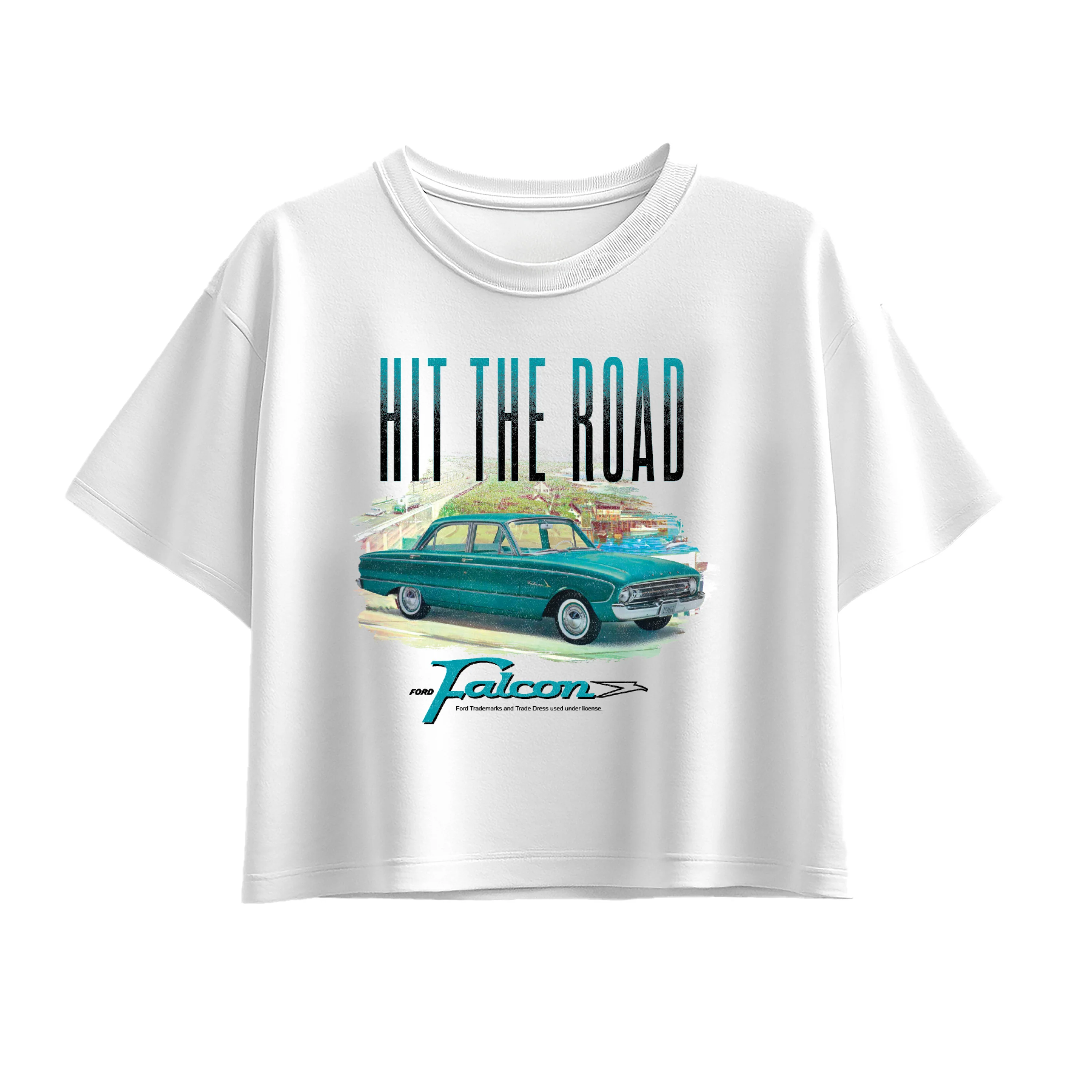 Ford - Falcon - Youth Girl Short Sleeve Boxy Tee