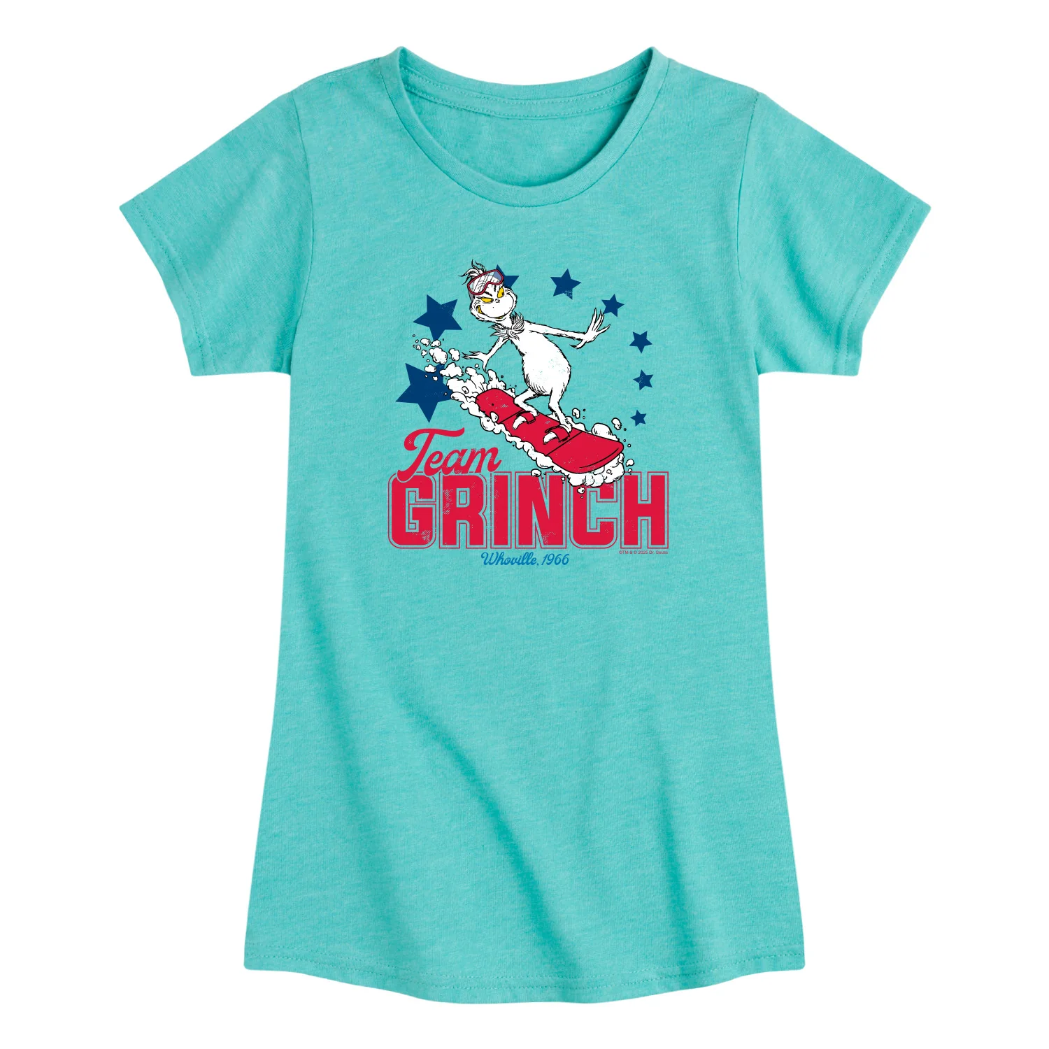 The Grinch - Team Grinch - Youth Girls Fitted Short Sleeve T-Shirt - Image 5