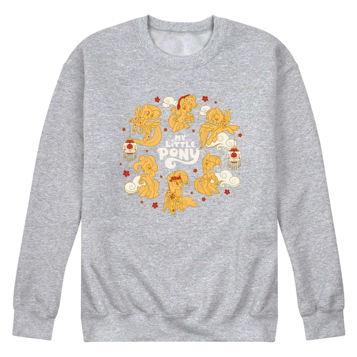 My Little Pony - Lunar New Year Ponies - Men's Crew Fleece Sweatshirt - Image 2