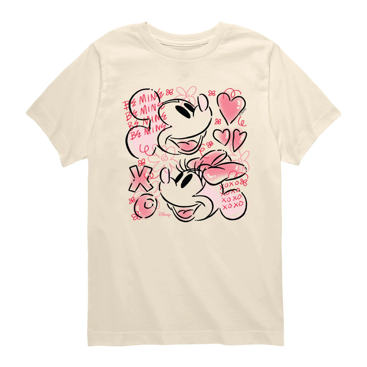 Disney - Mickey & Minnie XOXO - Youth Boys Short Sleeve Graphic T-Shirt - Image 2