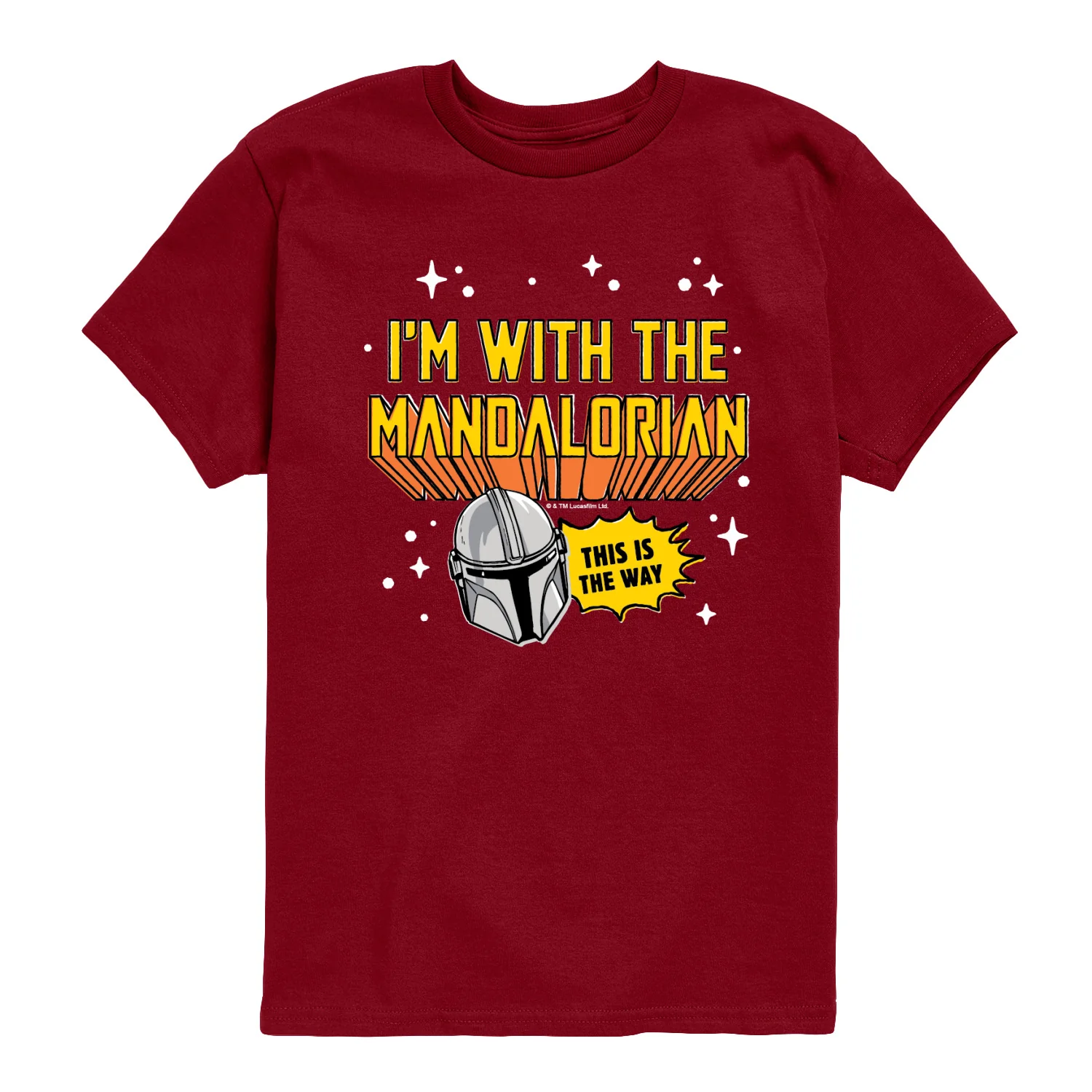 The Mandalorian - Im With Mando - Youth Short Sleeve Graphic T-Shirt - Image 7
