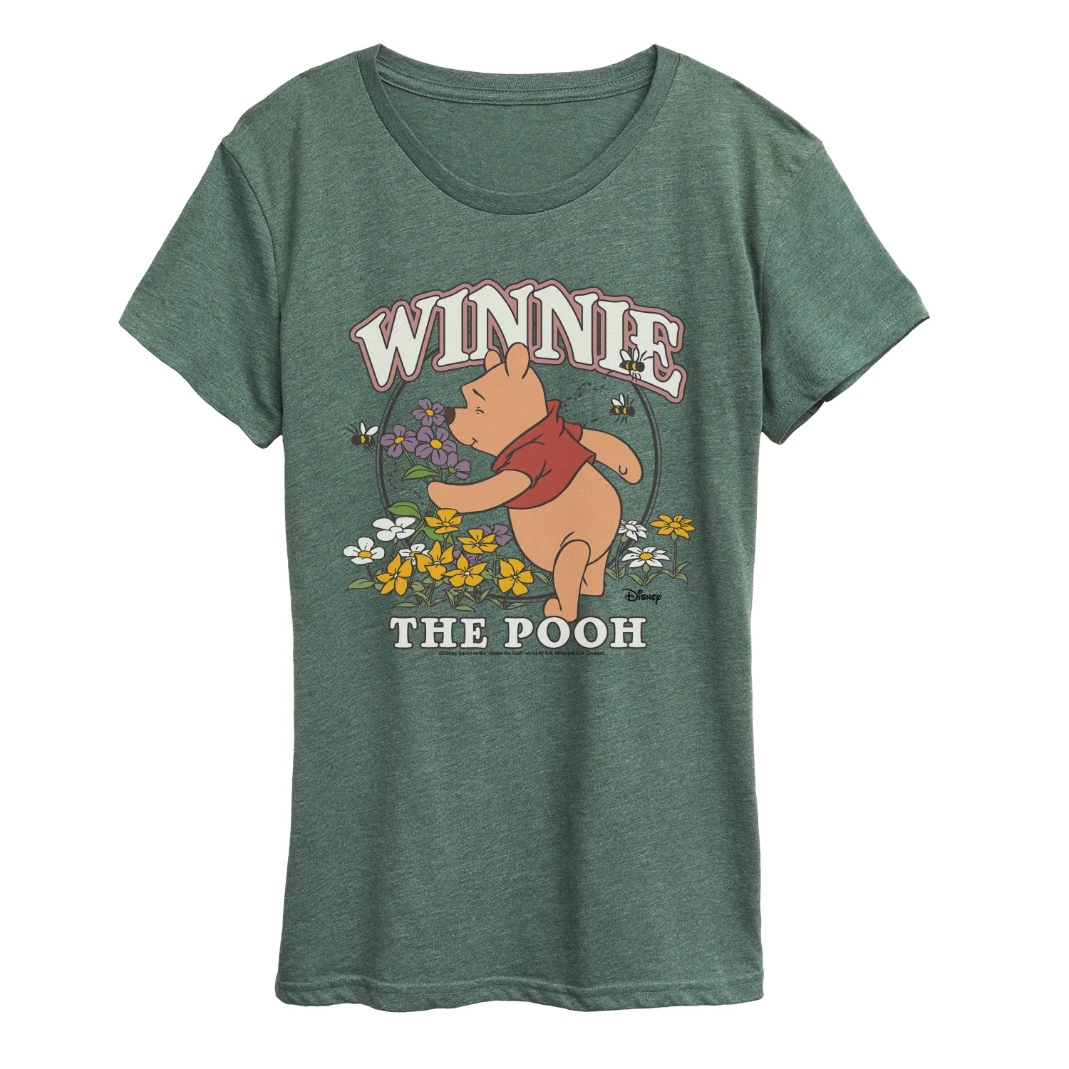 Winnie The Pooh - Natural Winnie - Women's Short Sleeve Graphic T-Shirt - Image 3