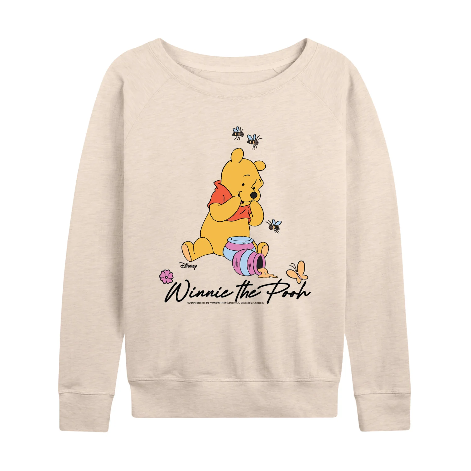 Winnie The Pooh - Winnie The Pooh Honey - Women's French Terry Long Sleeve Pullover - Image 2