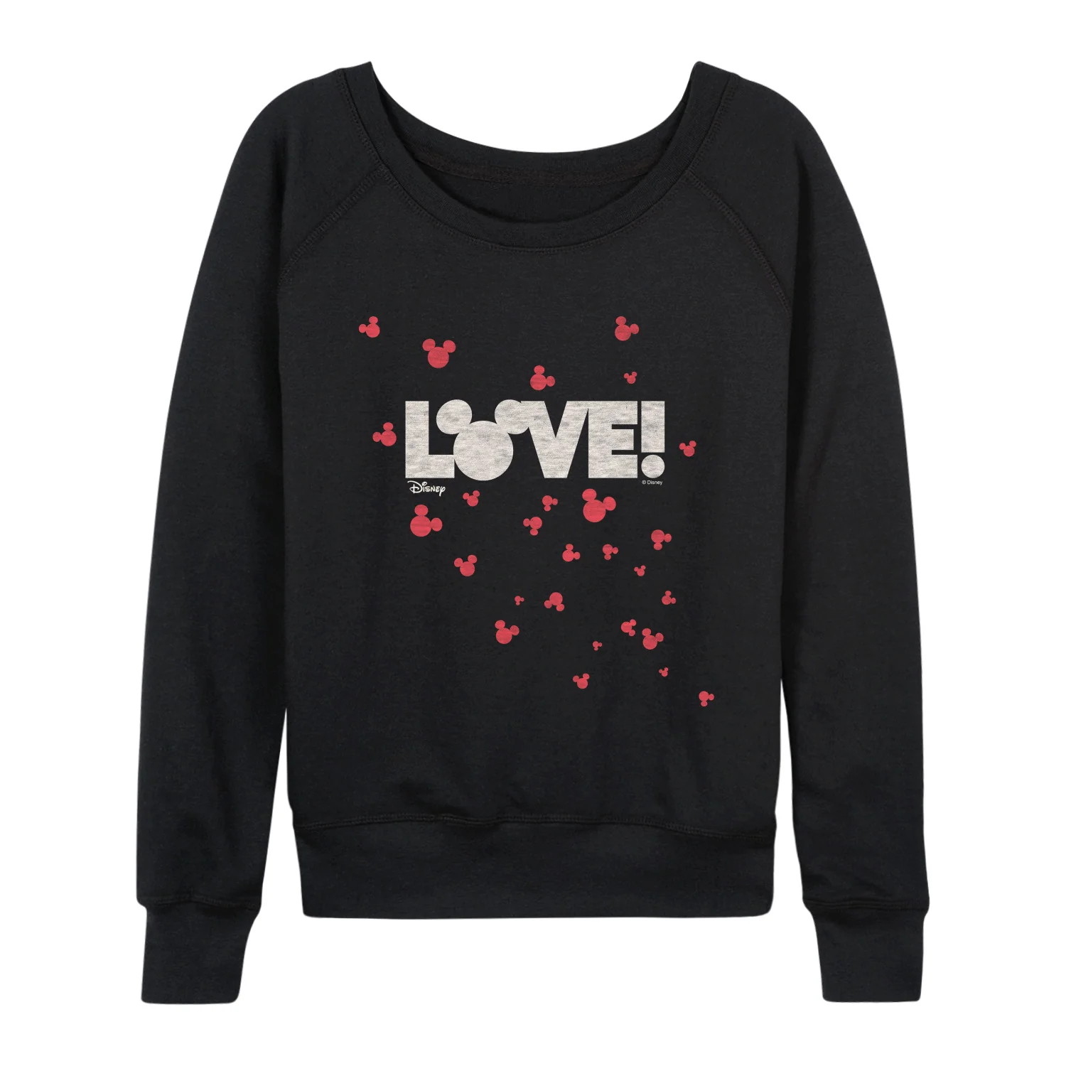 Disney - Rainbow Love - Women's French Terry Long Sleeve Pullover - Image 2