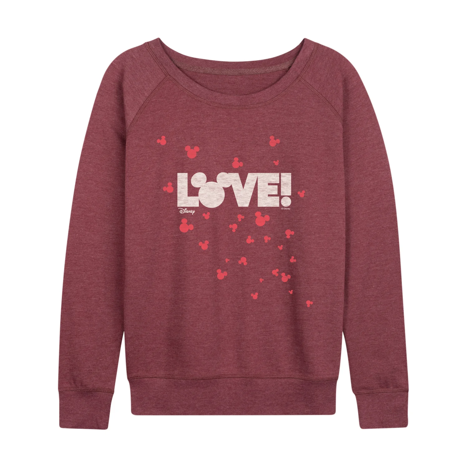 Disney - Rainbow Love - Women's French Terry Long Sleeve Pullover - Image 4